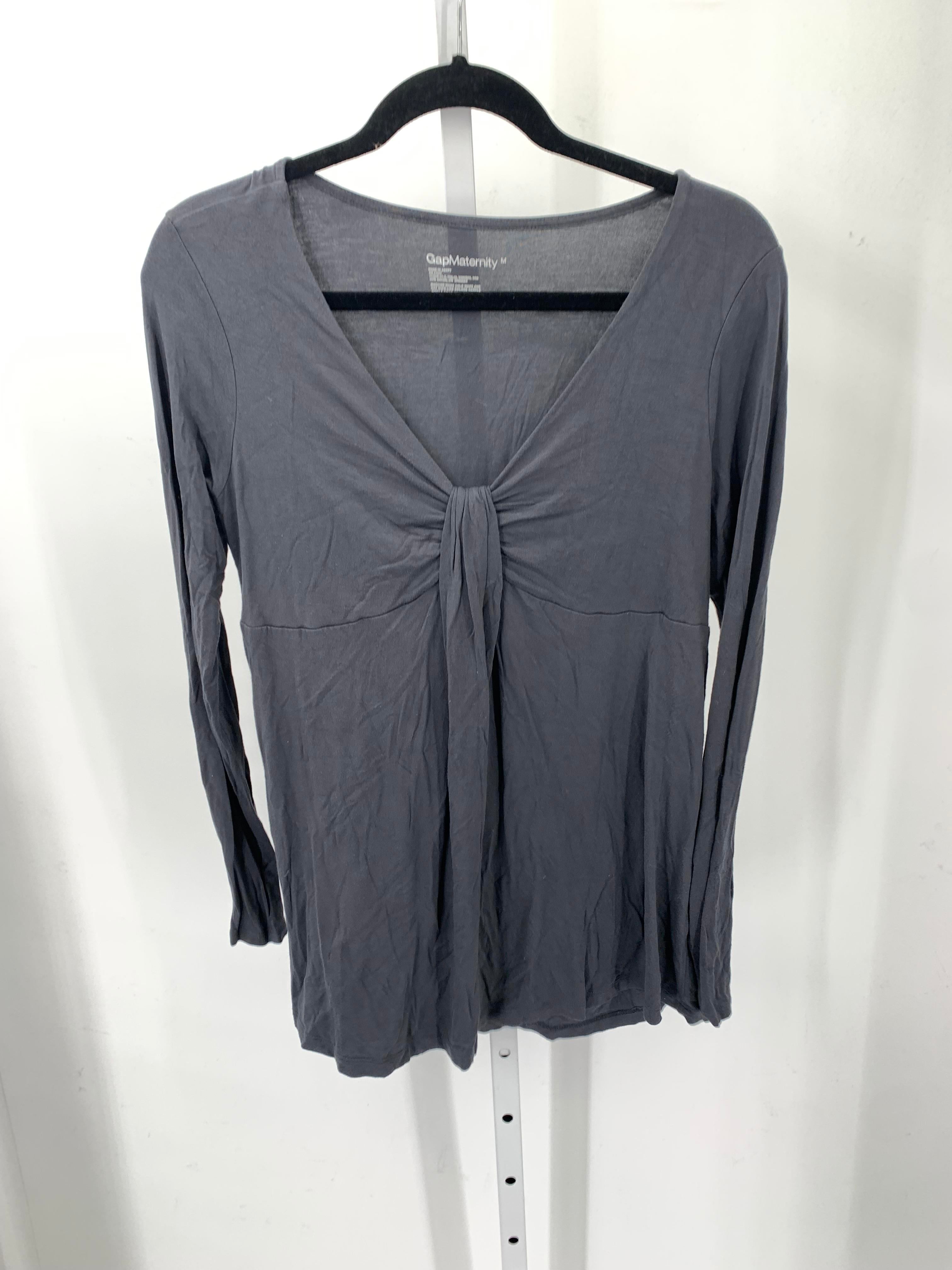 Gap Grey Size Medium Maternity Long Sleeve Shirt