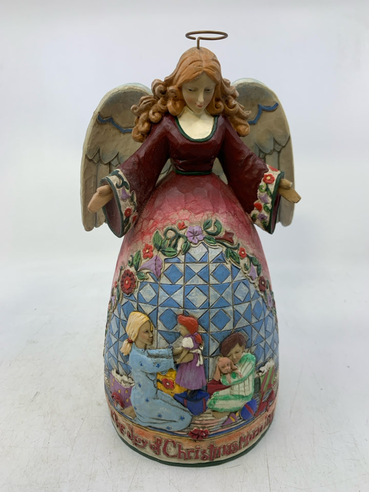 JIM SHORE THE JOY OF CHRISTMAS MORNING 2006 ANGEL.