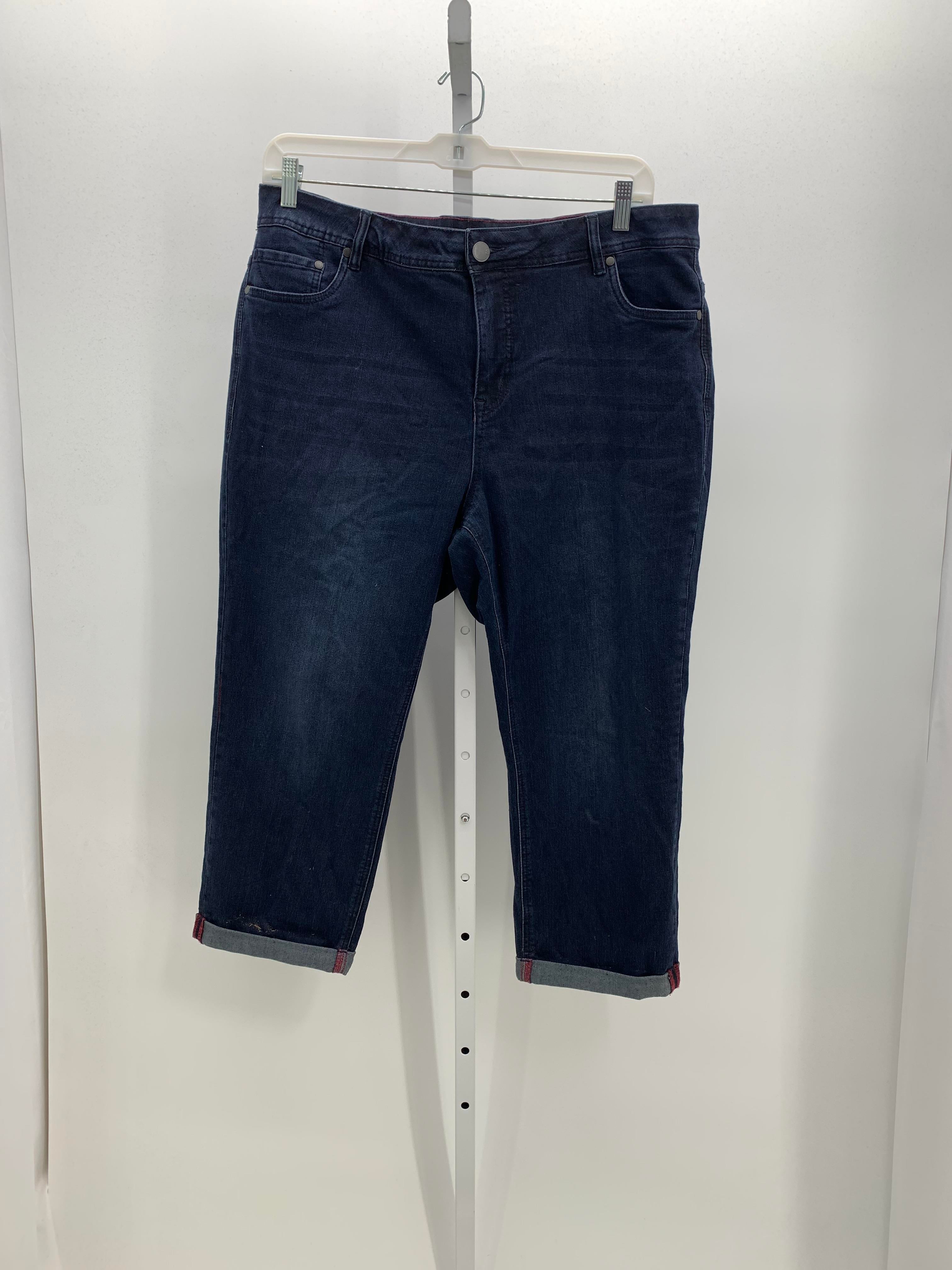 Avenue Size 18 W Womens Capri Pants