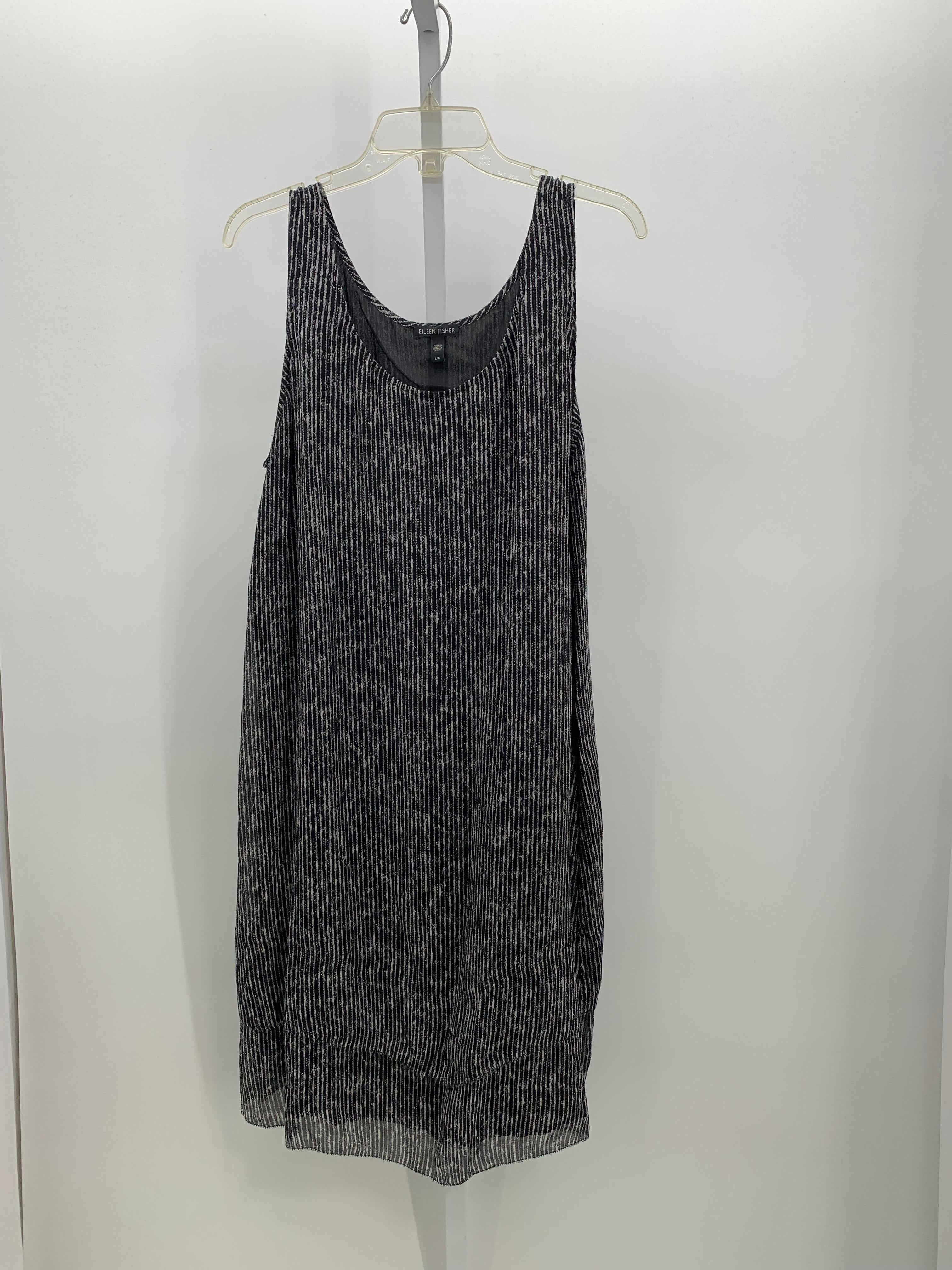 Eileen Fisher Size Large Misses Sleeveless Dress