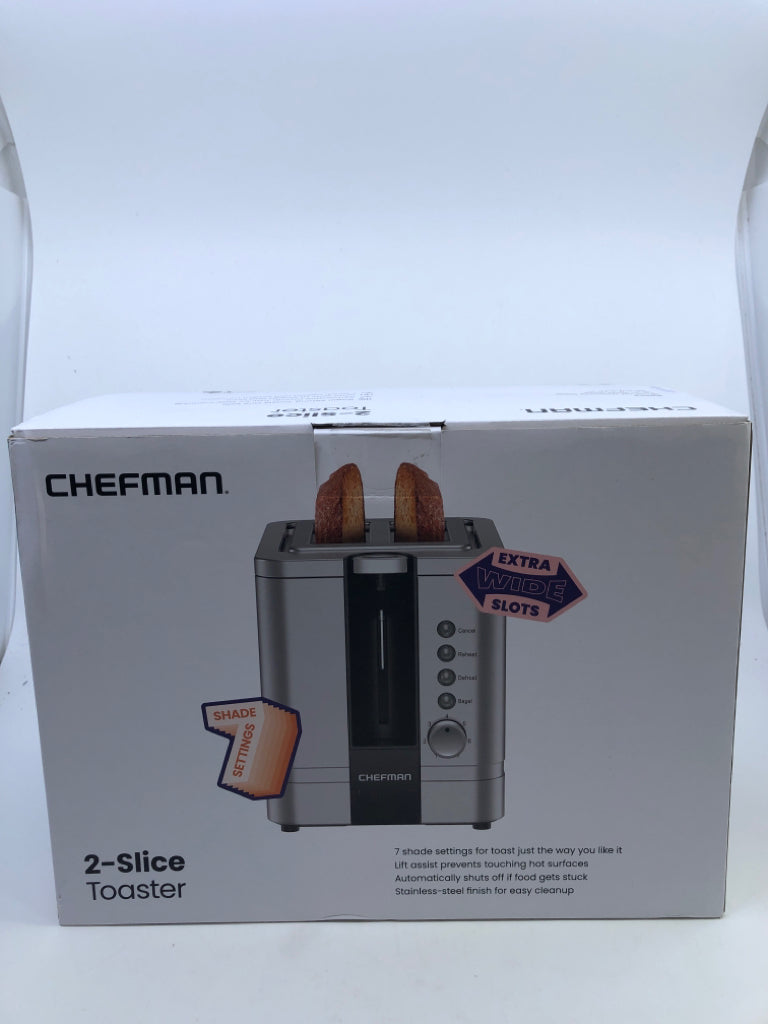 NIB CHEFMAN TOASTER.