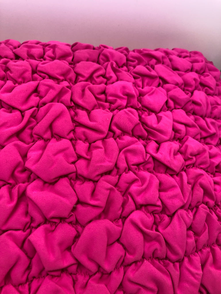 QUILTED PINK DKNY PILLOW.