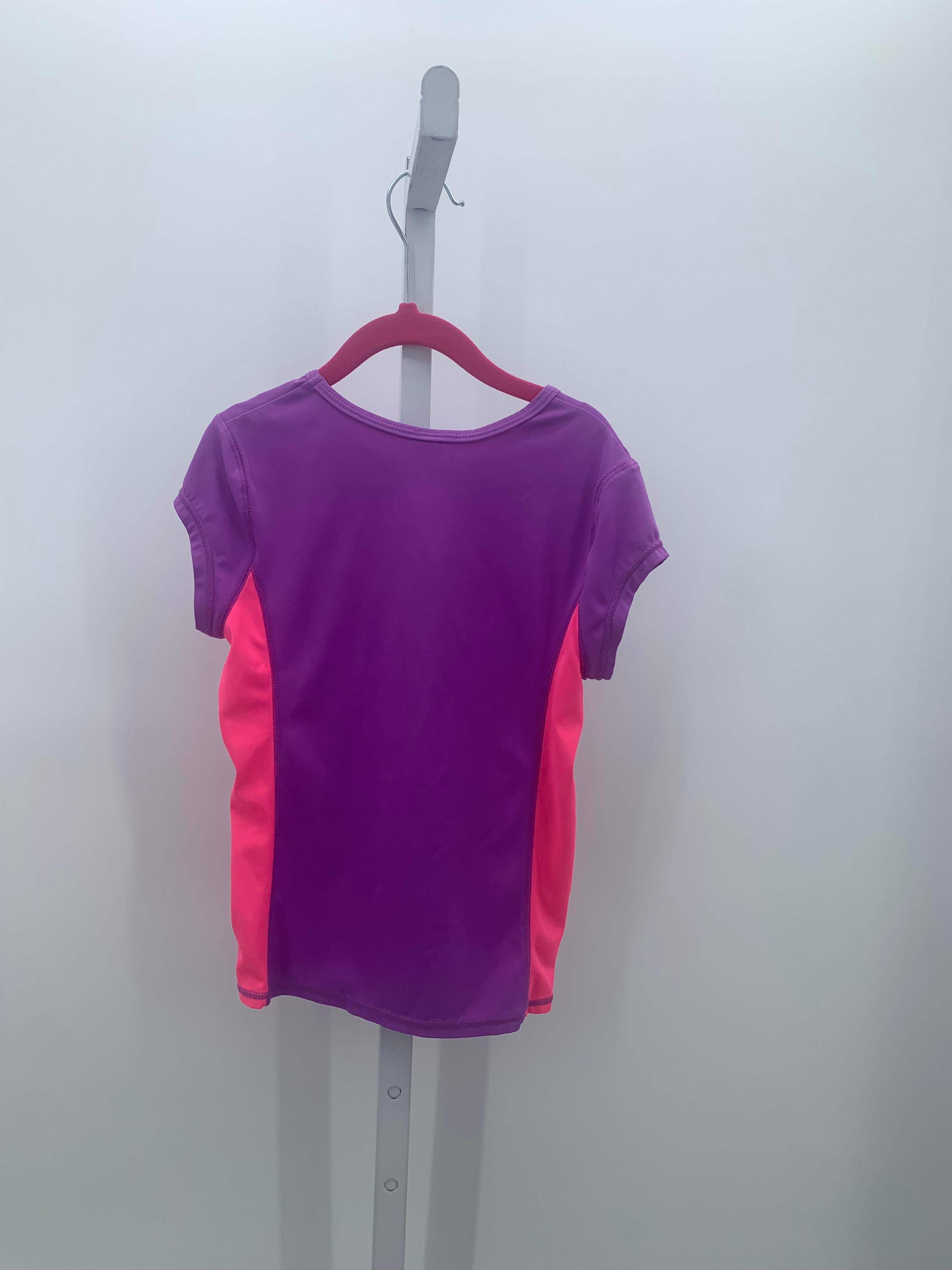 Justice Size 6-7 Girls Swim Shirt
