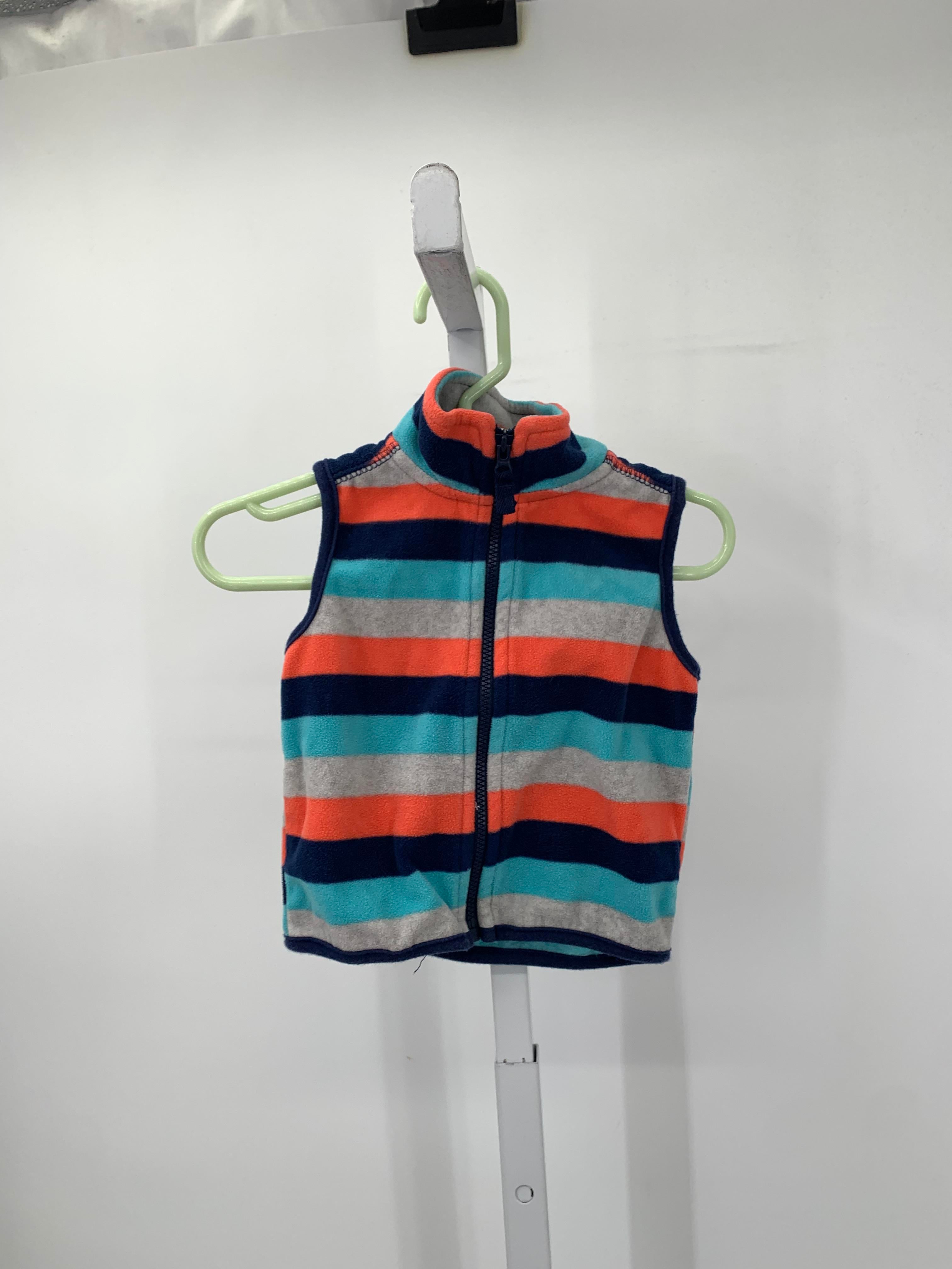 STRIPES FLEECE ZIP