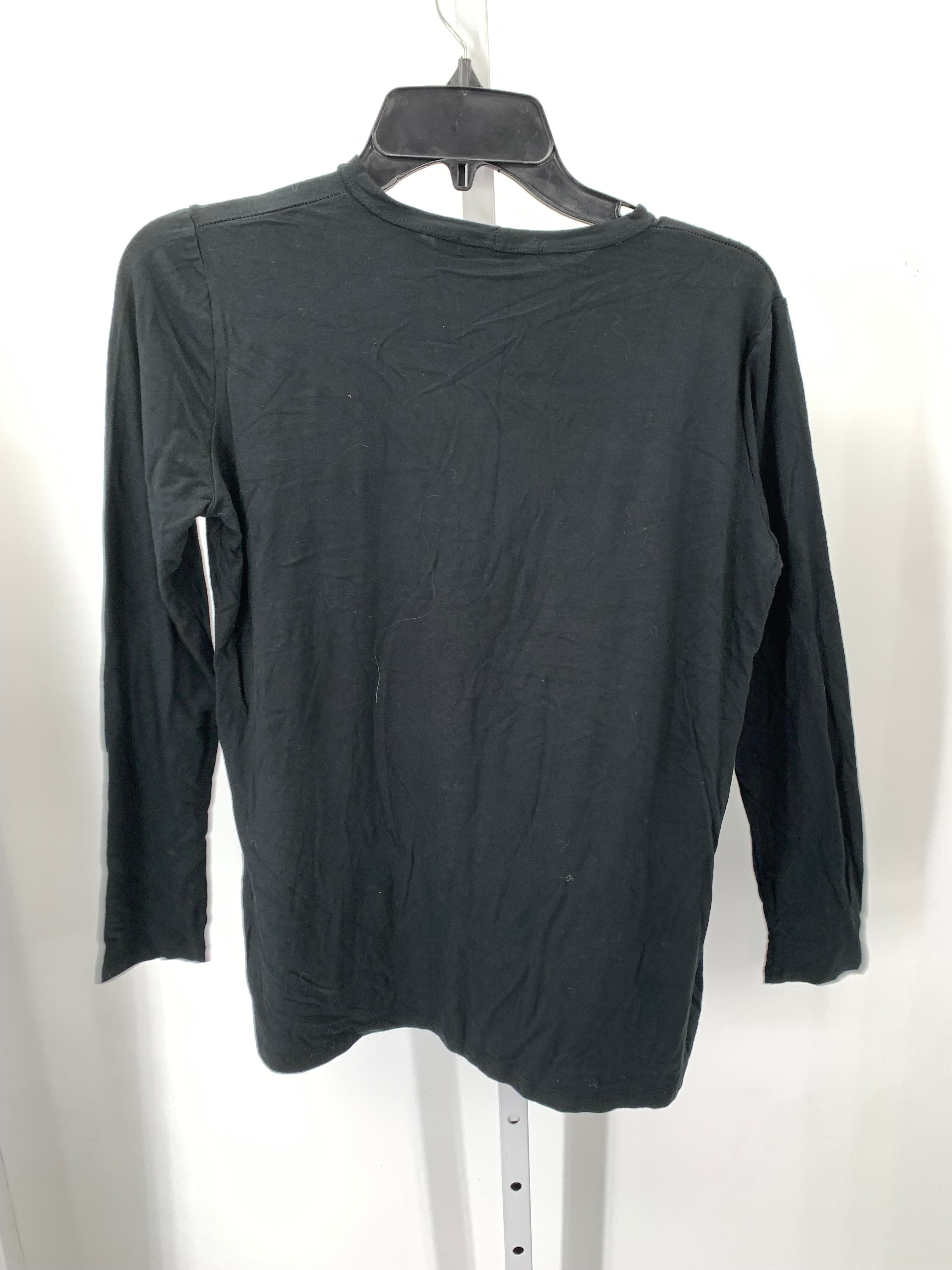 Belly Basics Black Size Medium Maternity Long Sleeve Shirt