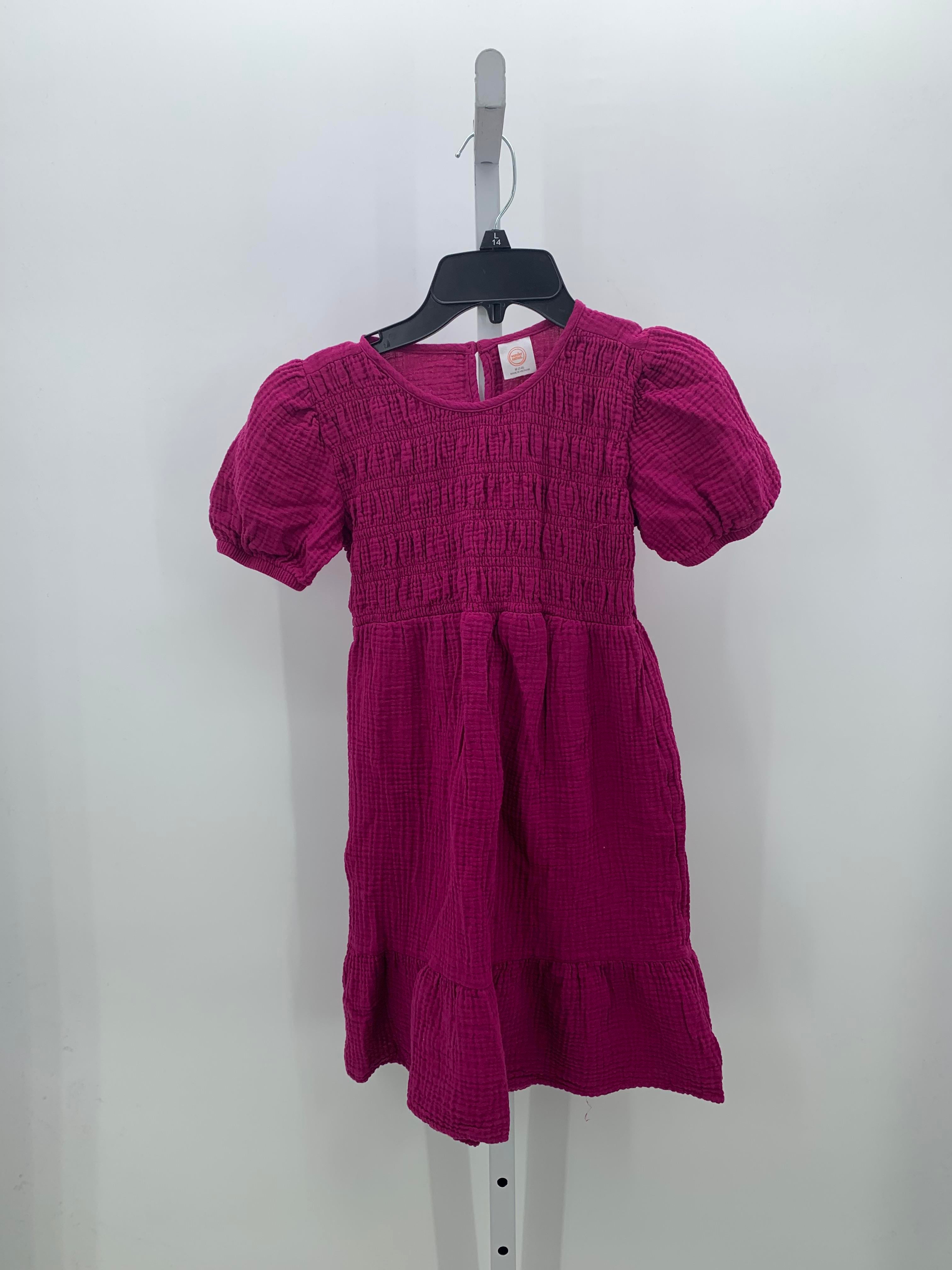 Wonder Nation Size 7-8 Girls Short Sleeve Dress