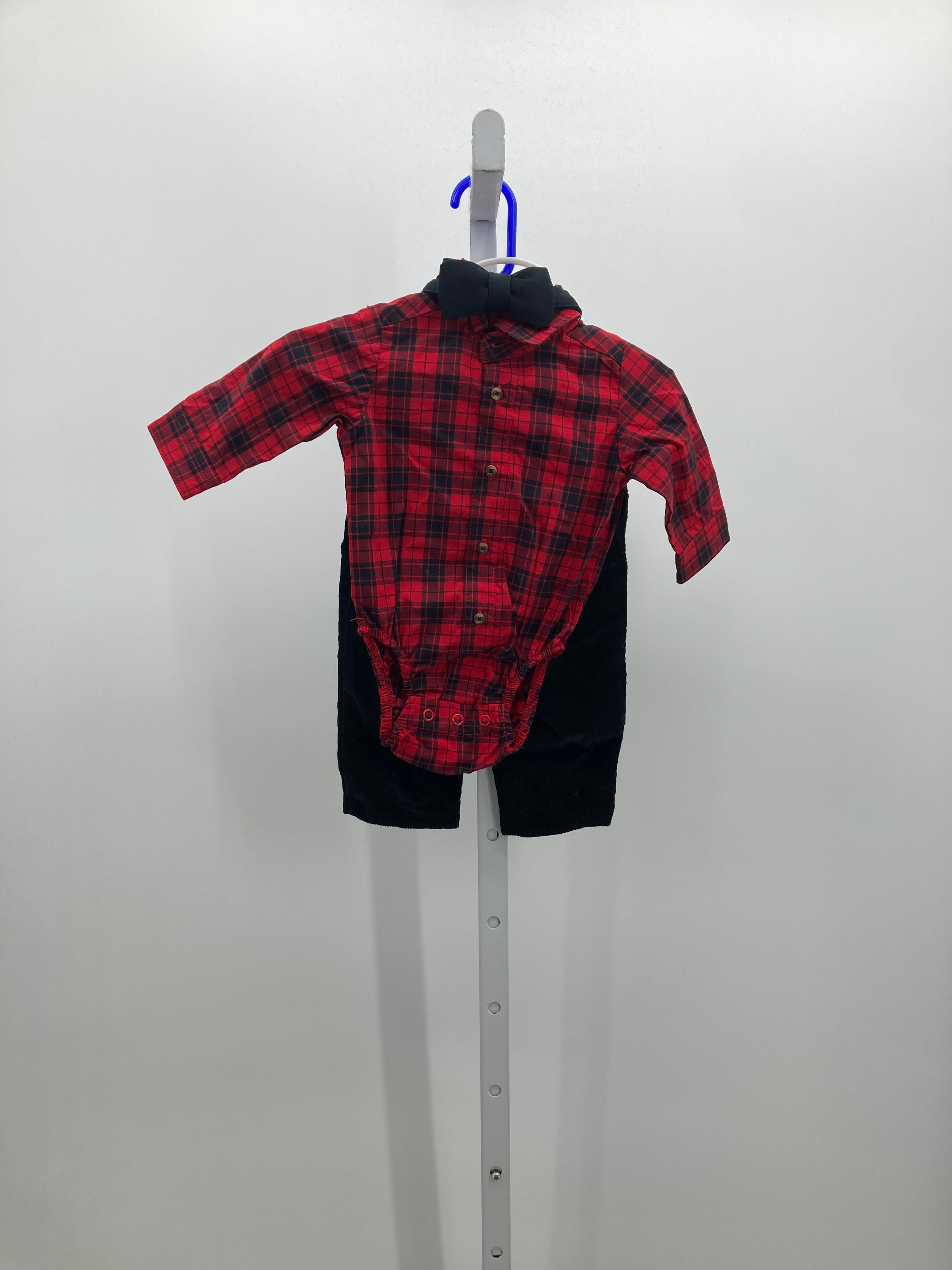 RED/BLACK PLAID SHIRT + PANTS