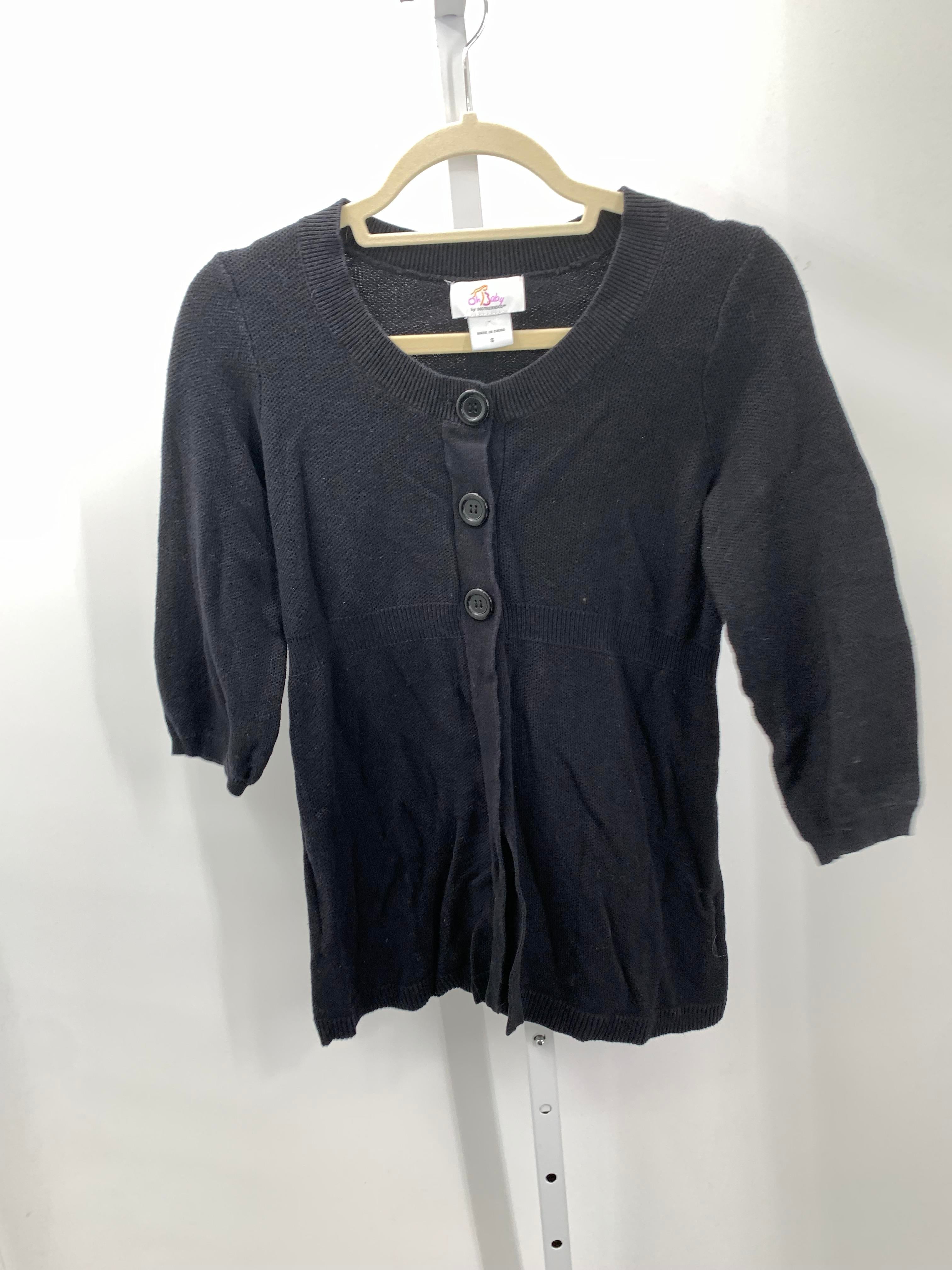 Oh Baby Black Size Small Maternity Long Sleeve Sweater