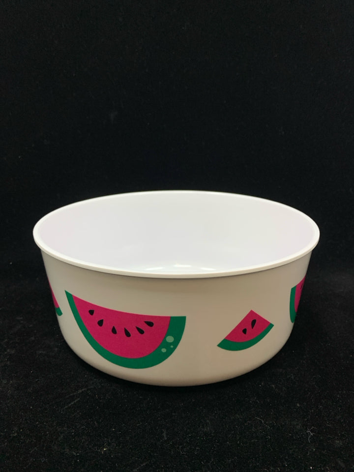 MELAMINE BOWL W/WATERMELONS.