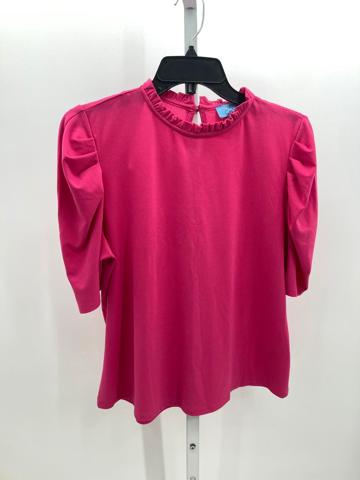 CeCe Size Large Misses Short Sleeve Shirt