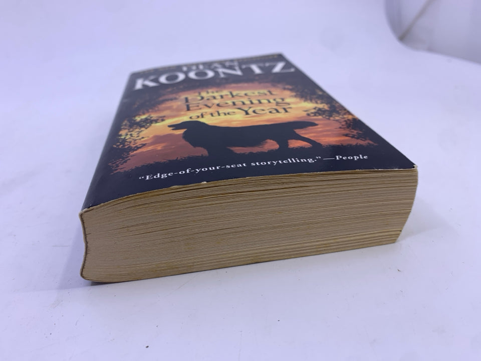 THE DARKEST EVENING OF THE YEAR-PAPERBACK BOOK.