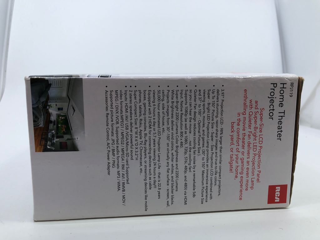 NIB RCA HOME PROJECTOR.