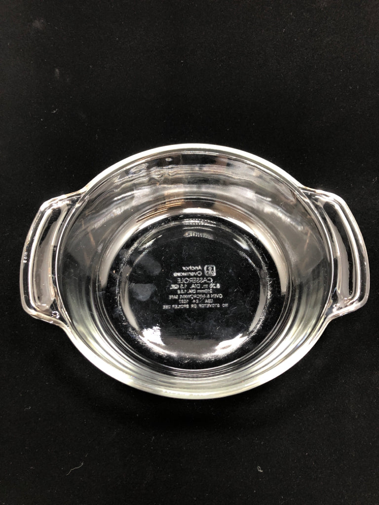ANCHOR CASSEROLE DISH W/HANDLES.