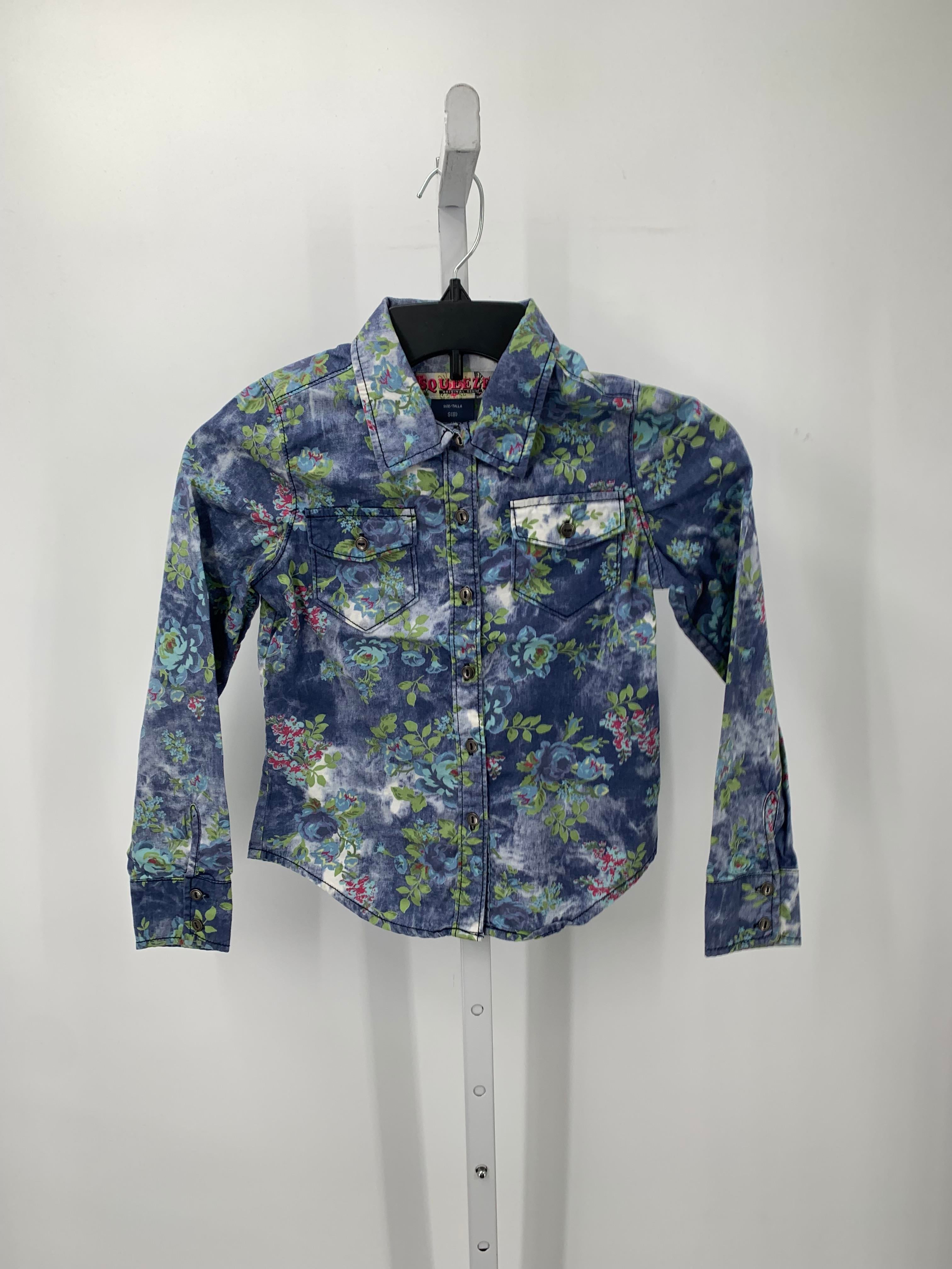 Squeeze Size 8 Girls Long Sleeve Shirt