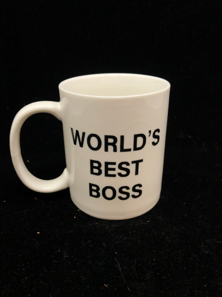WORLDS BEST BOSS MUG.