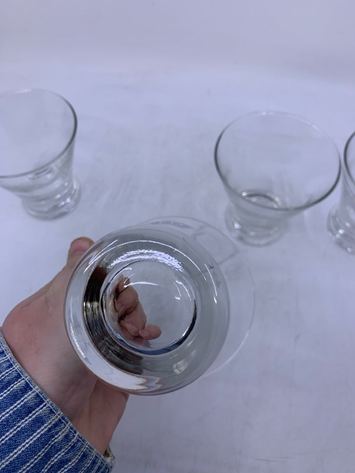 4 BAILEYS COCKTAIL GLASSES.