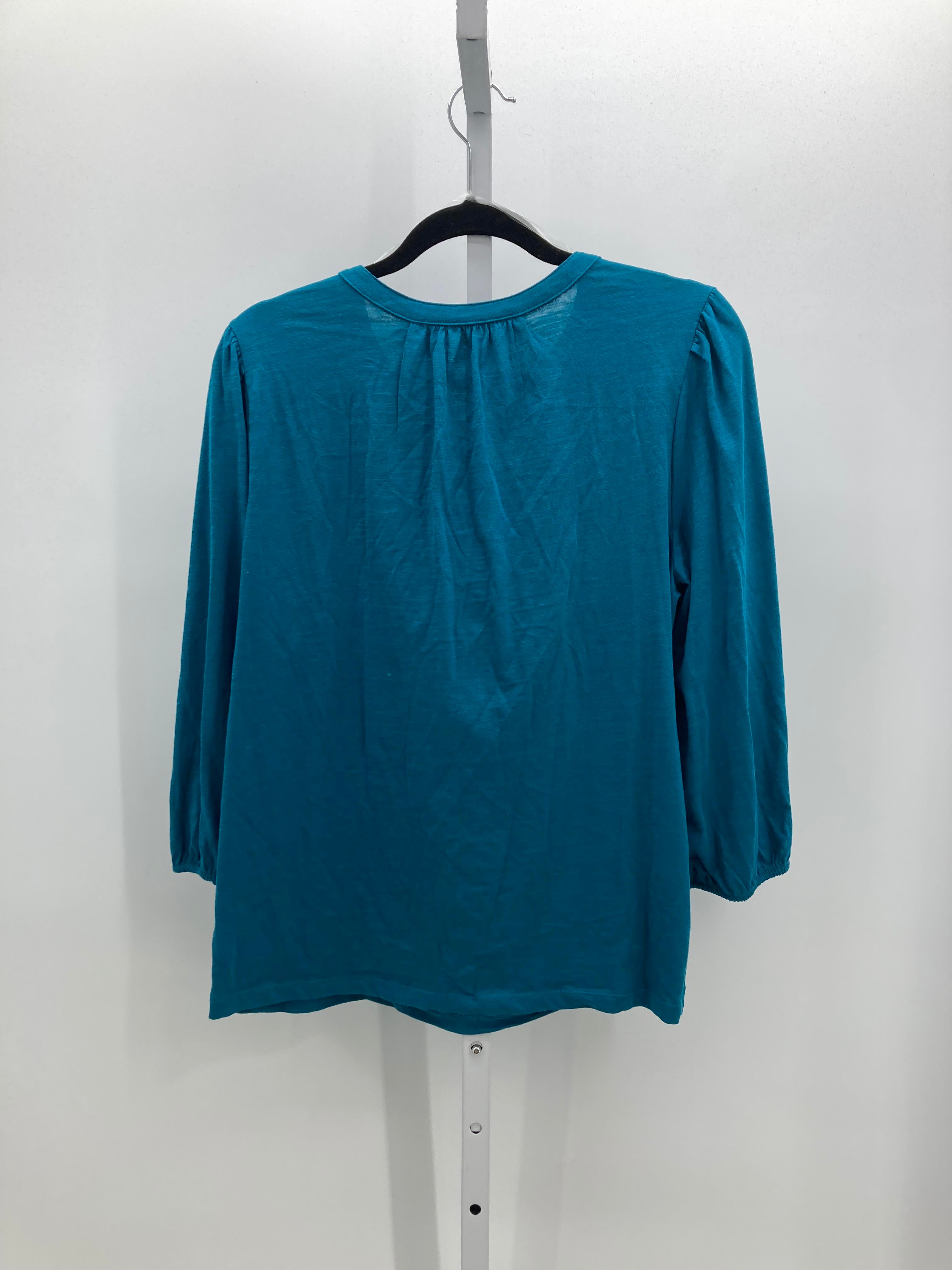 St. Johns Bay Size Large Misses 3/4 Sleeve Shirt