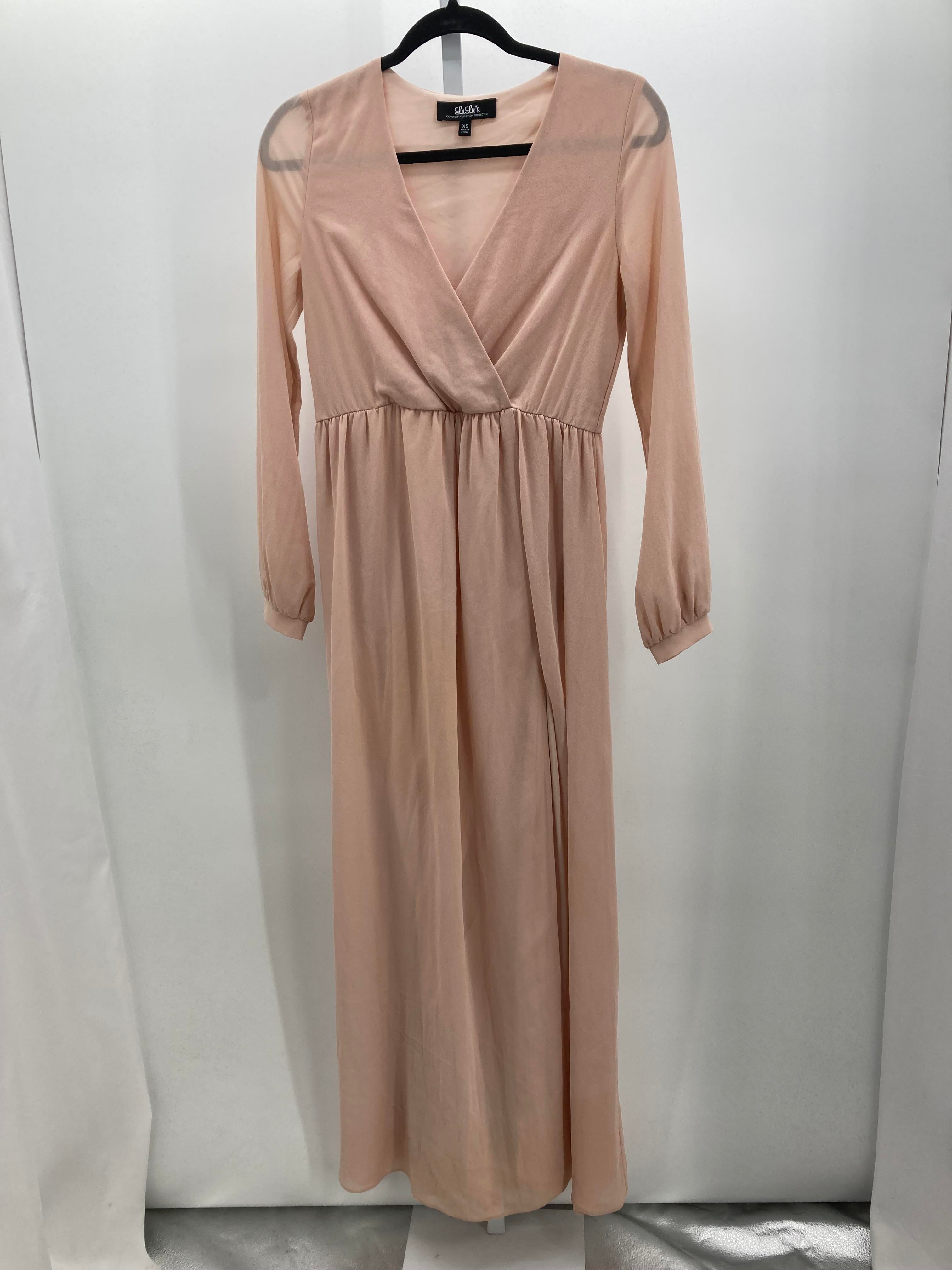 Lulus Size X Small Juniors Long Sleeve Dress