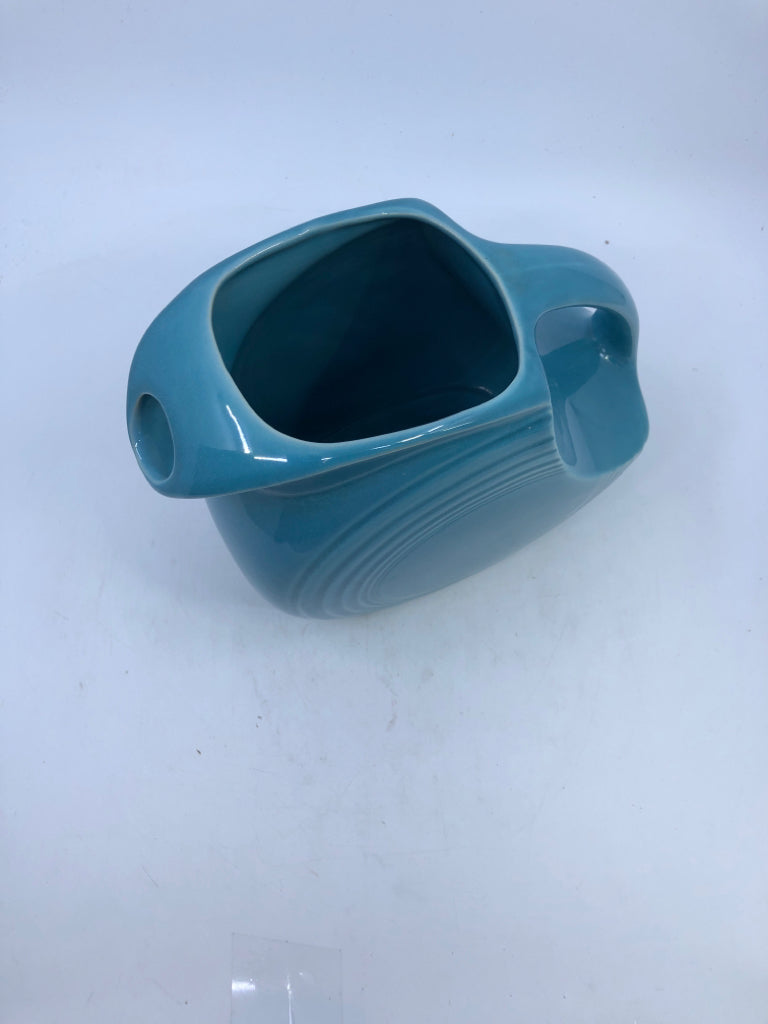 VTG TEAL FIESTA WARE PITCHER.