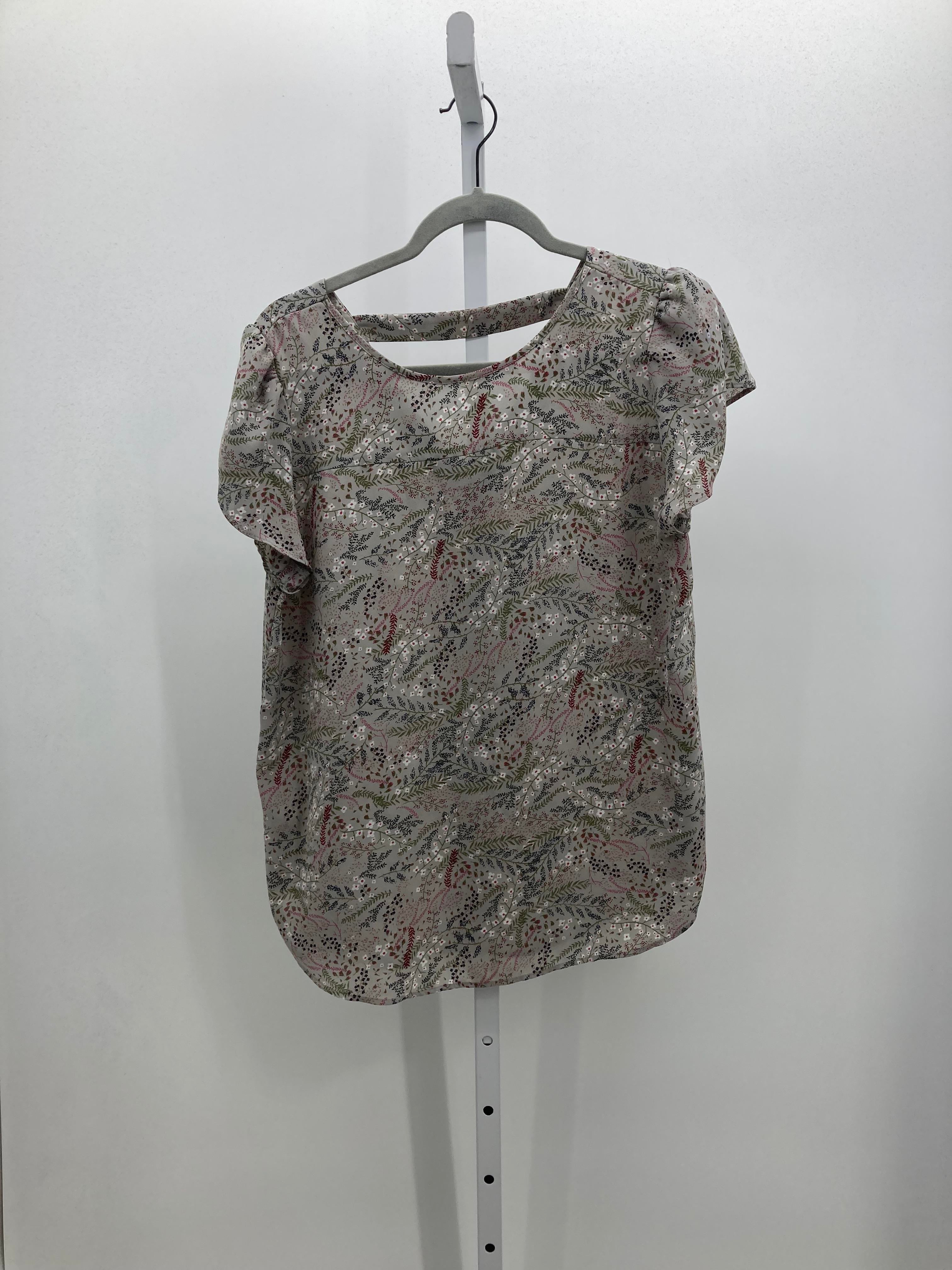 Loft Size Medium Misses Short Sleeve Shirt
