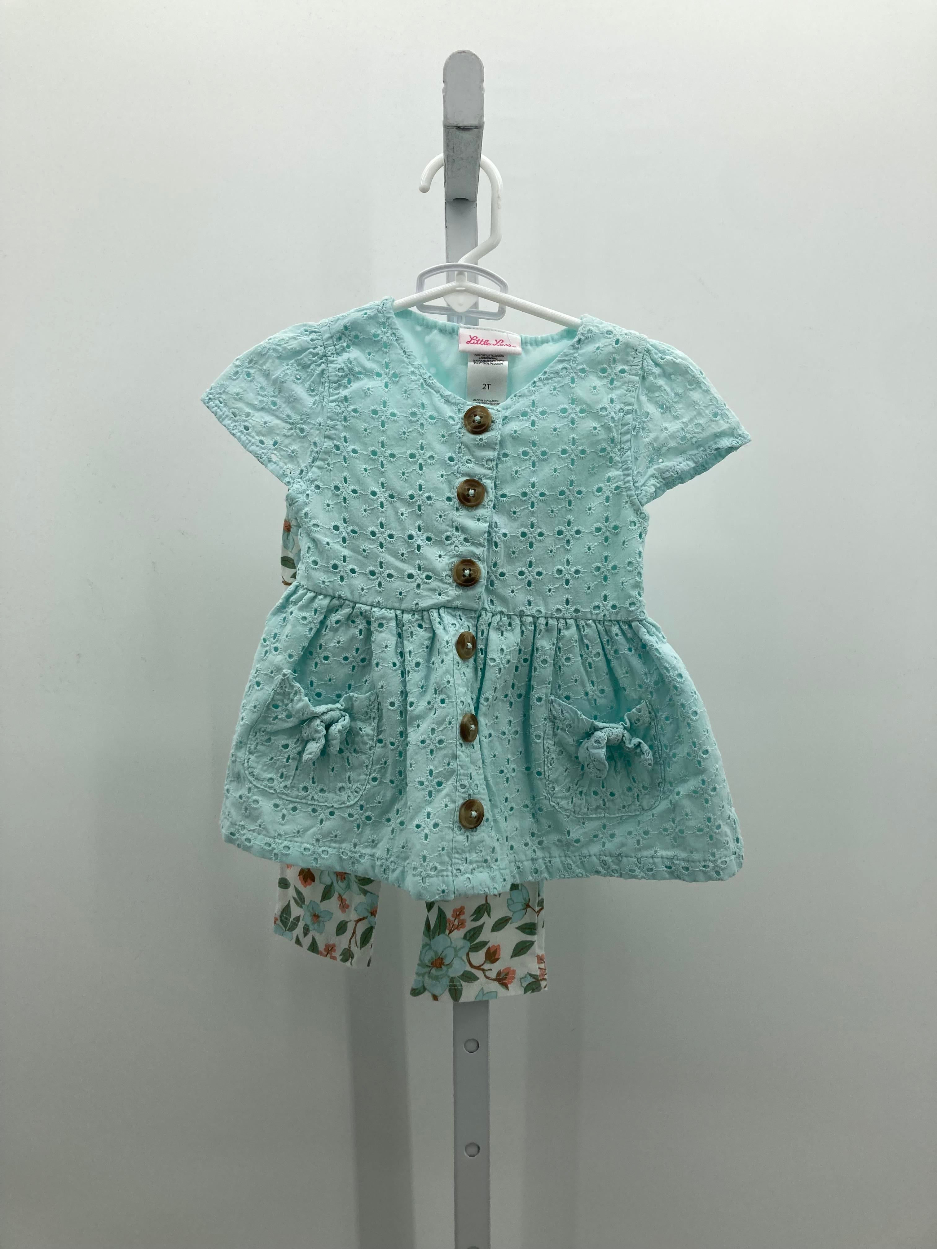 Little Lass Size 2T Girls 2 Pieces