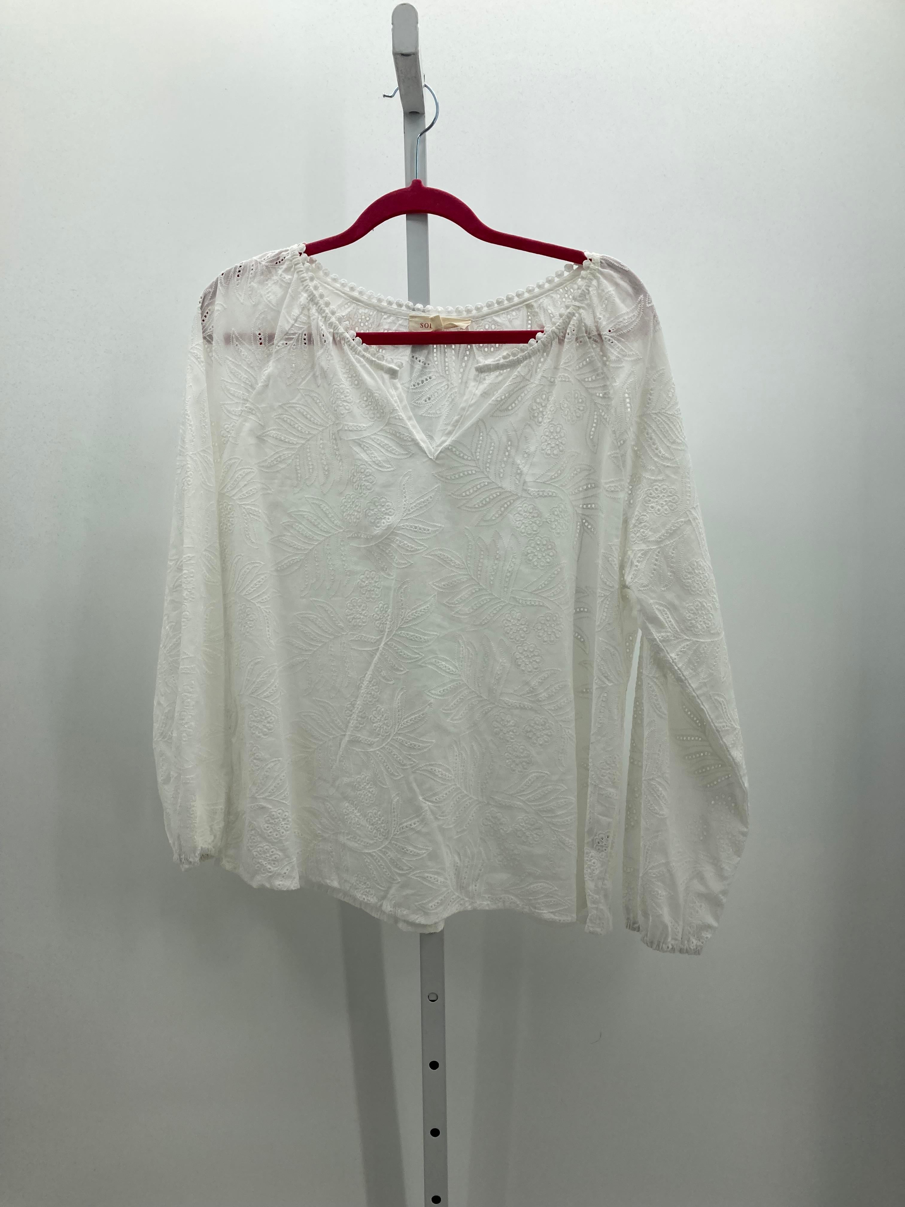 Solitare Size Large Misses Long Sleeve Shirt