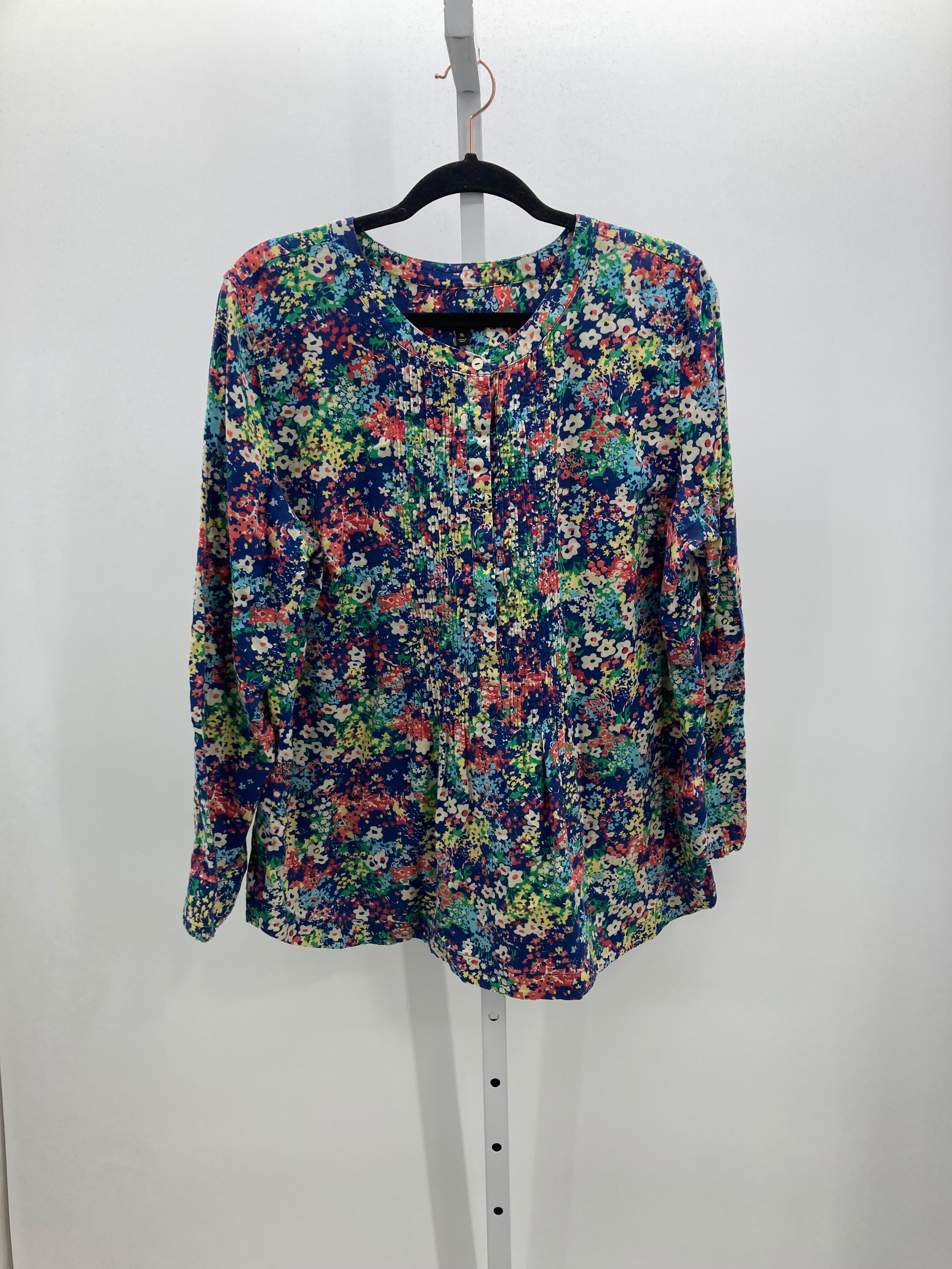 Talbots Size Extra Large Misses Long Sleeve Shirt
