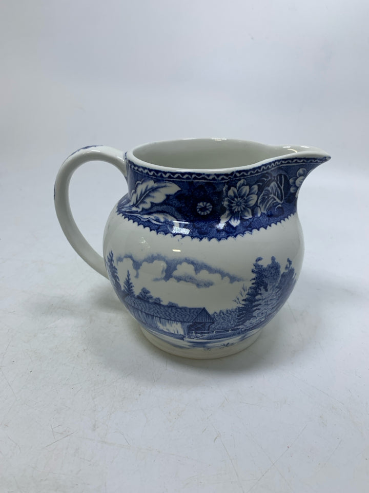 VTG COVERED BRIDGES OLD STURBRIDGE SMALL PITCHER.