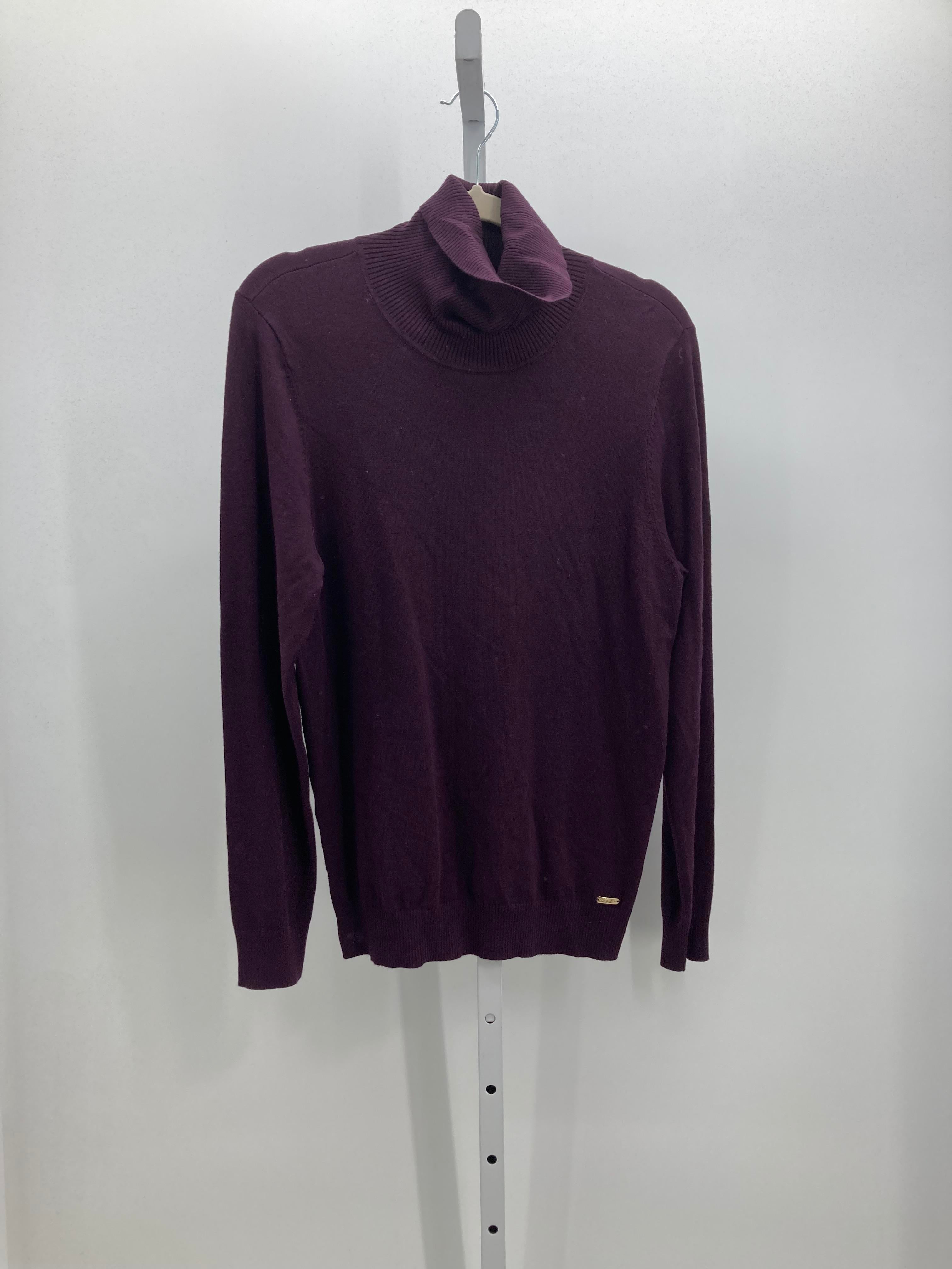 Calvin Klein Size Large Misses Long Slv Sweater