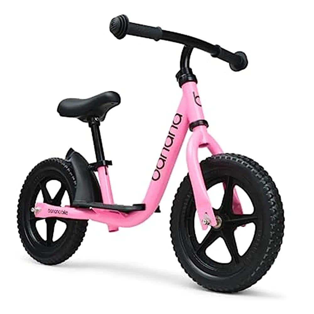 Banana Bike LTF Toddler Balance Bike with Footrest, Pink