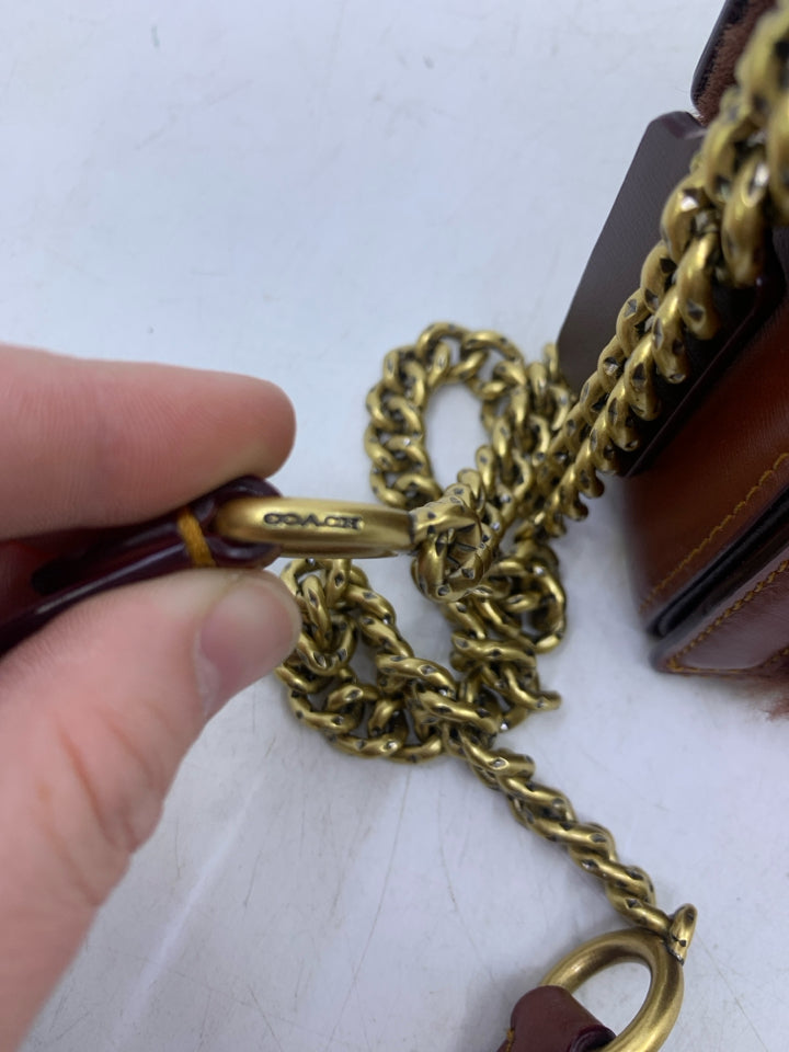 Coach C0704 Hutton Shoulder Bag w Patchwork & Sleeper Dust Bag