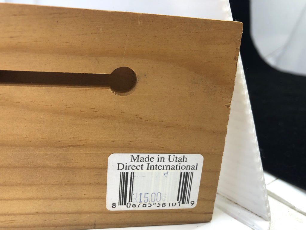 BECAUSE NICE MATTERS WOOD BLOCK.