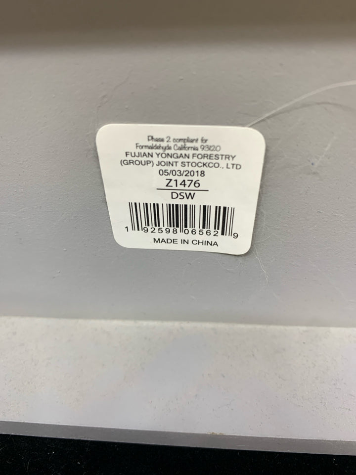 WITH MY WHOLE HEART WHITE BLOCK SIGN.