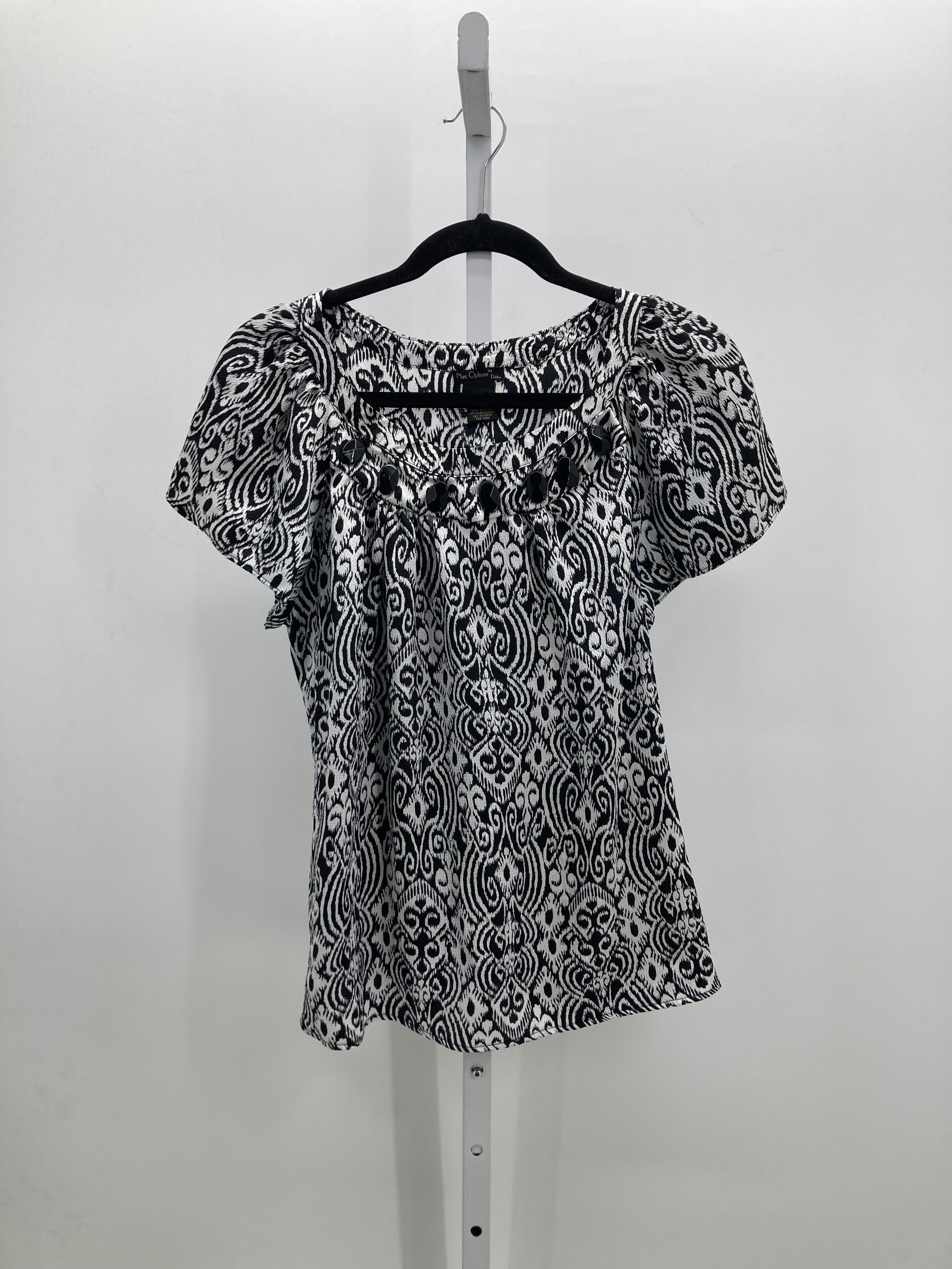Nue Options Size Large Petite Petite Short Sleeve Shirt