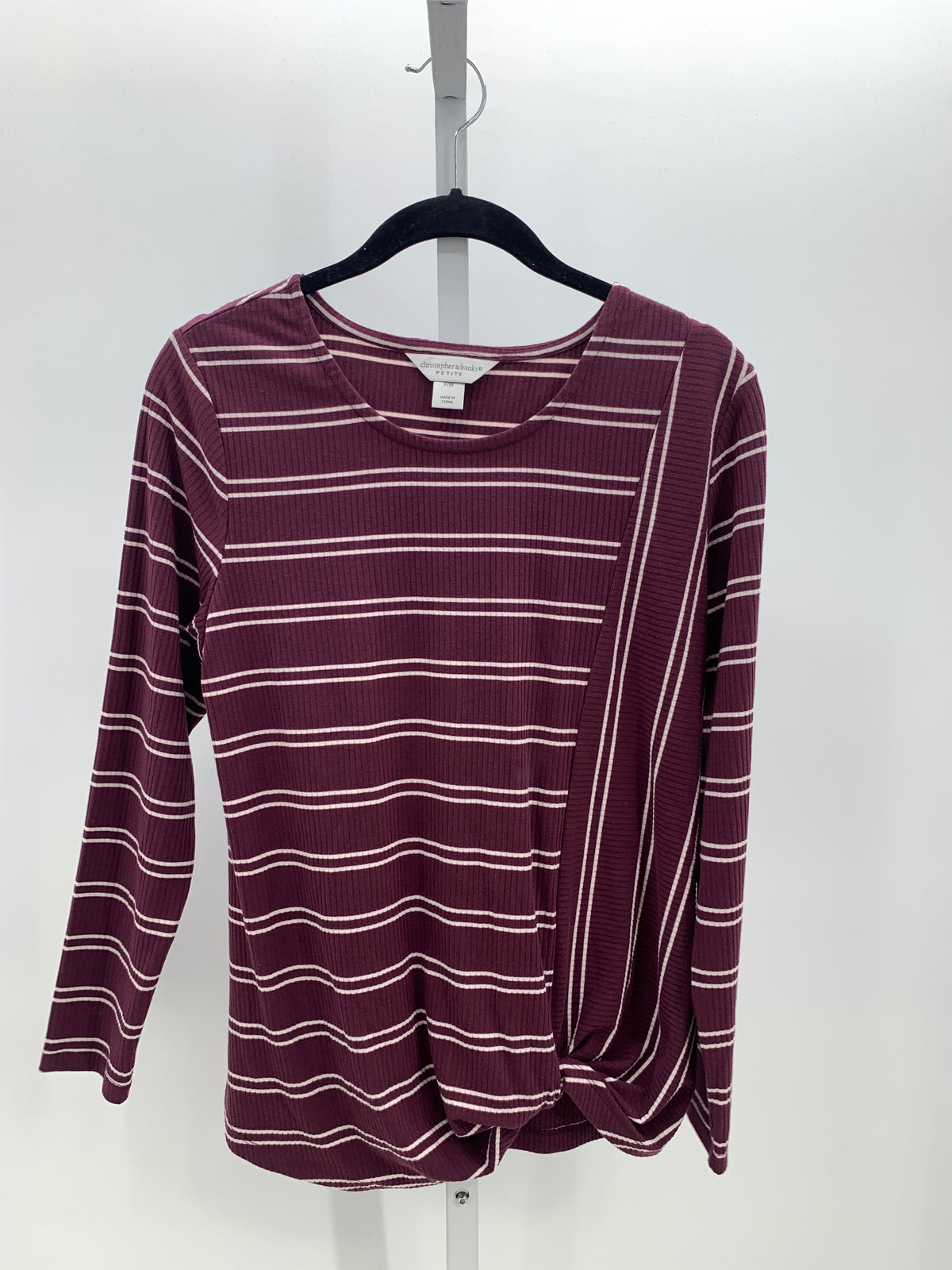 Christopher & Banks Size Medium Petite Petite Long Sleeve Shirt