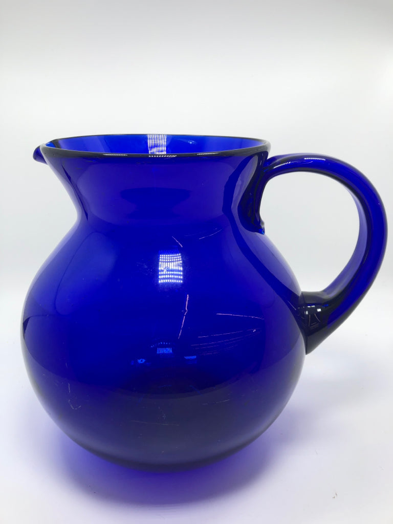 COBALT BLUE PITCHER.