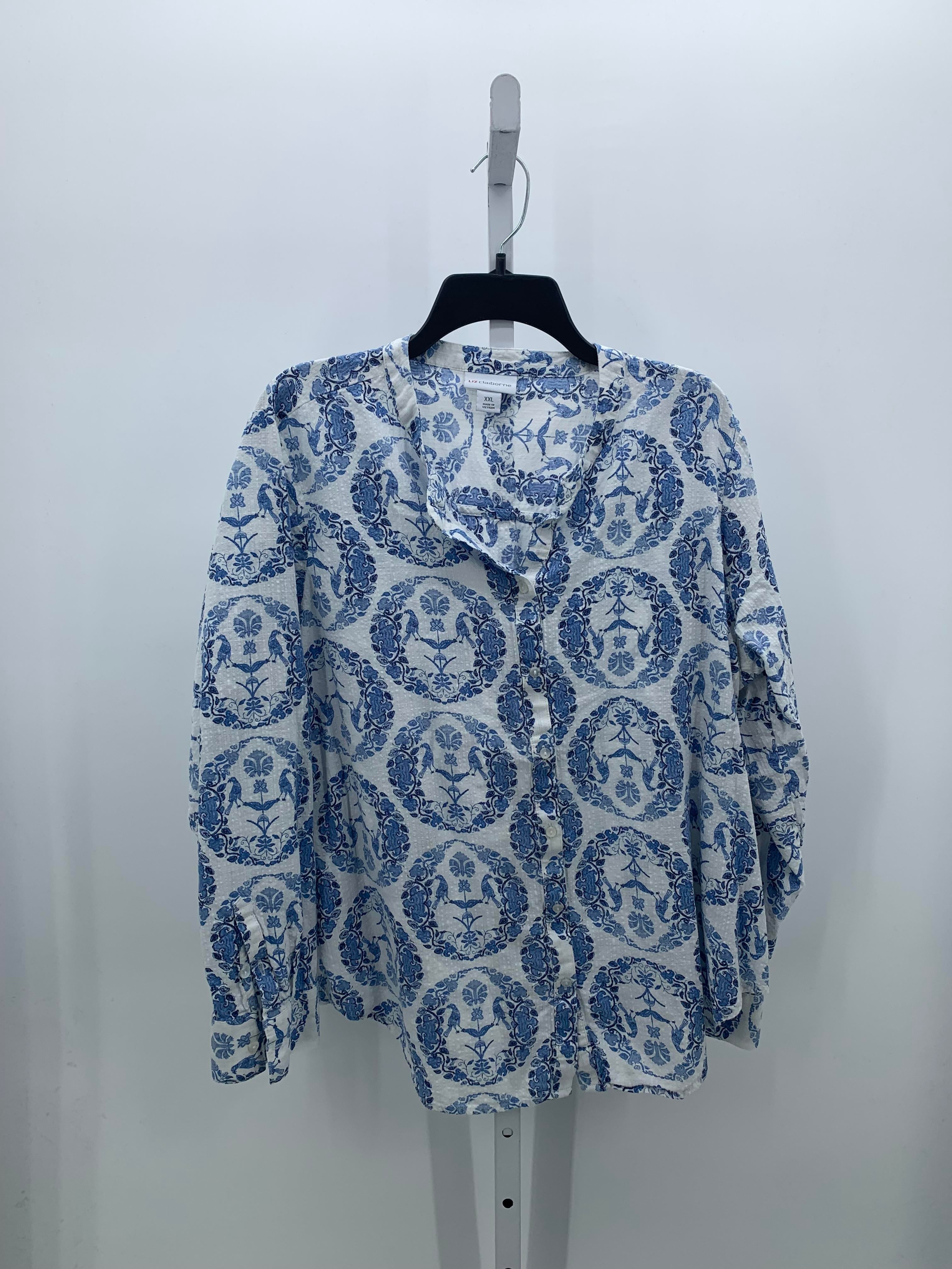 Liz Claiborne Size XXL Misses Long Sleeve Shirt