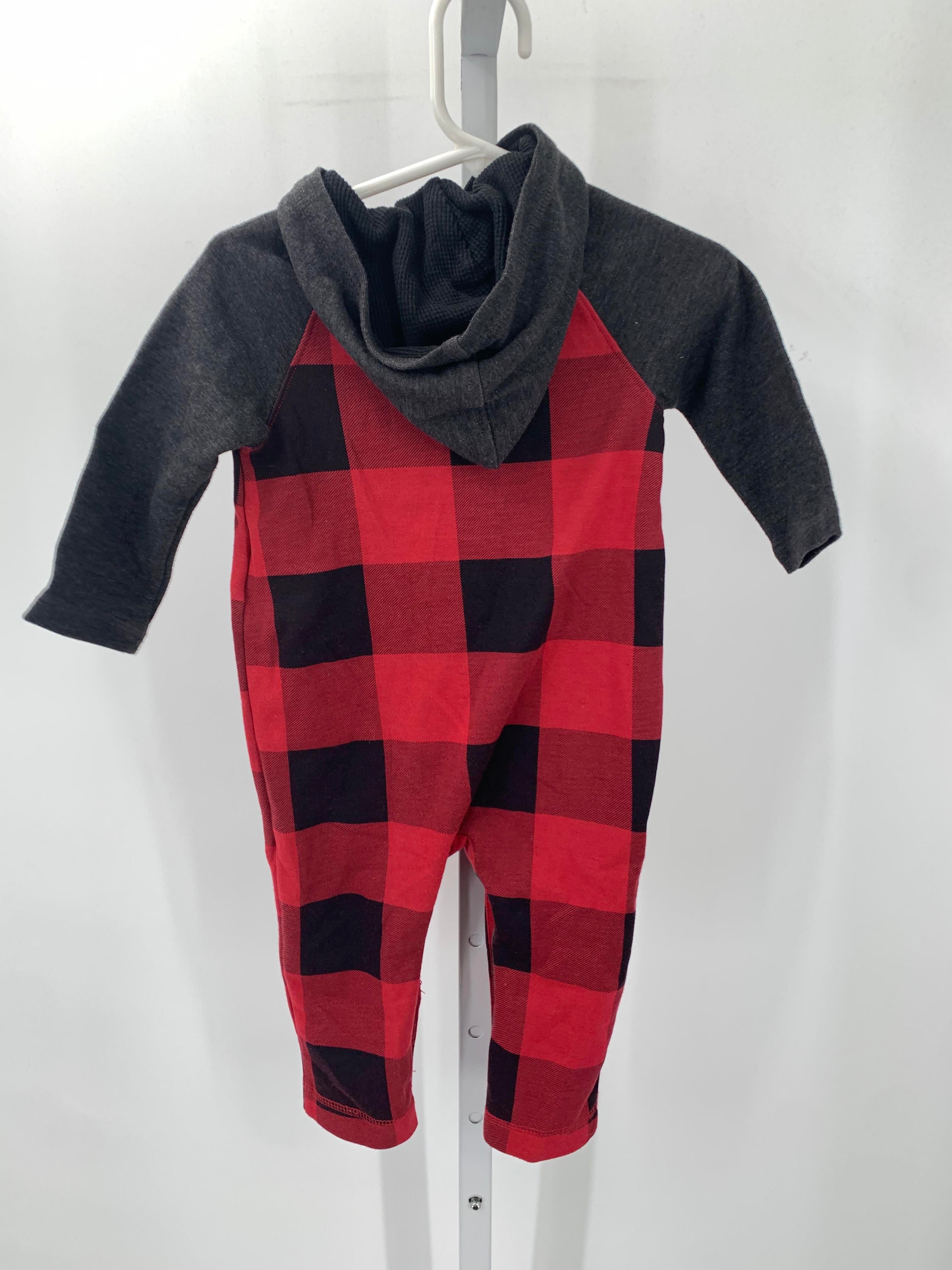 RED PLAID HOODED