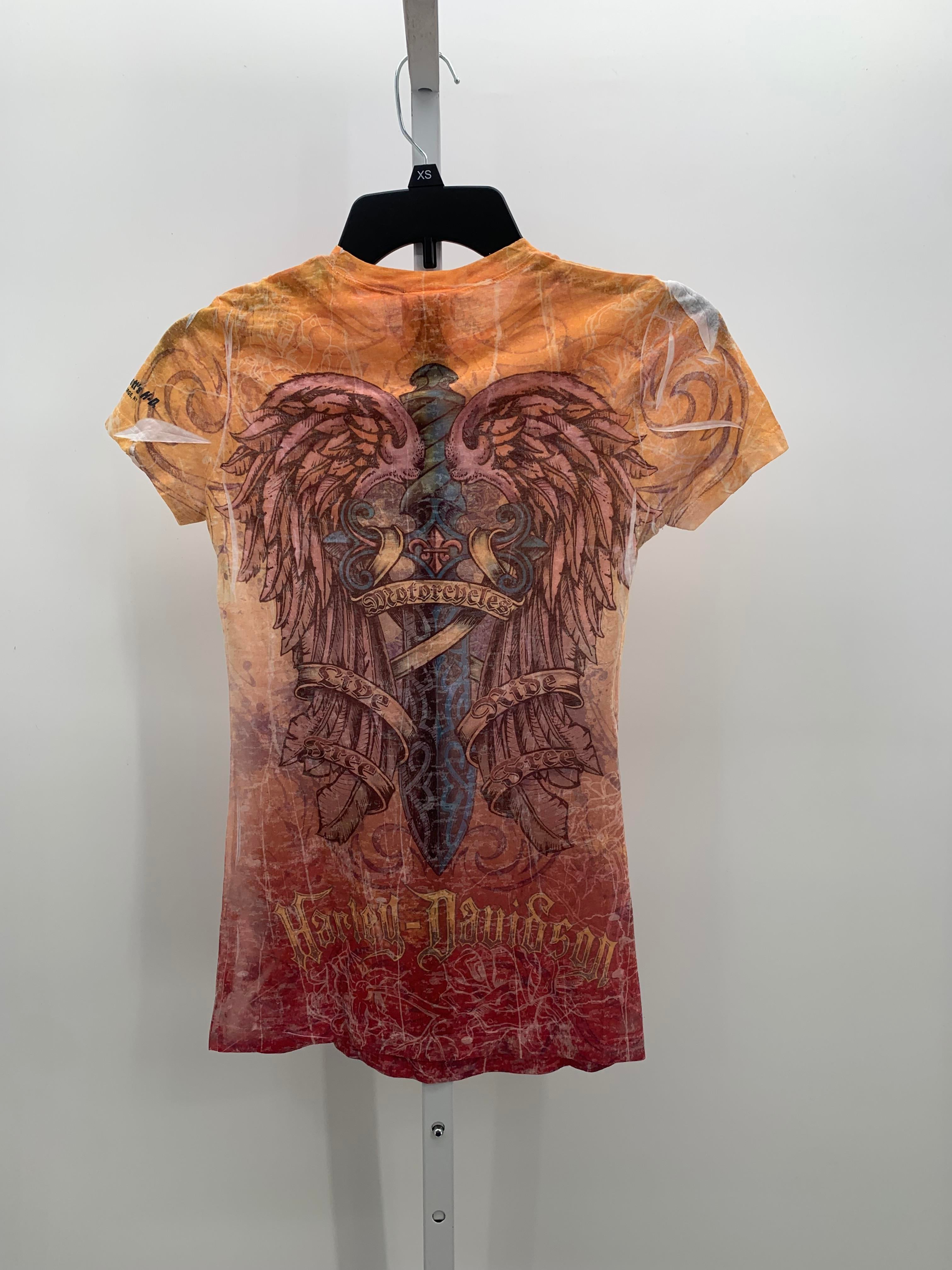 Harley-Davidson Size Small Misses Short Sleeve Shirt