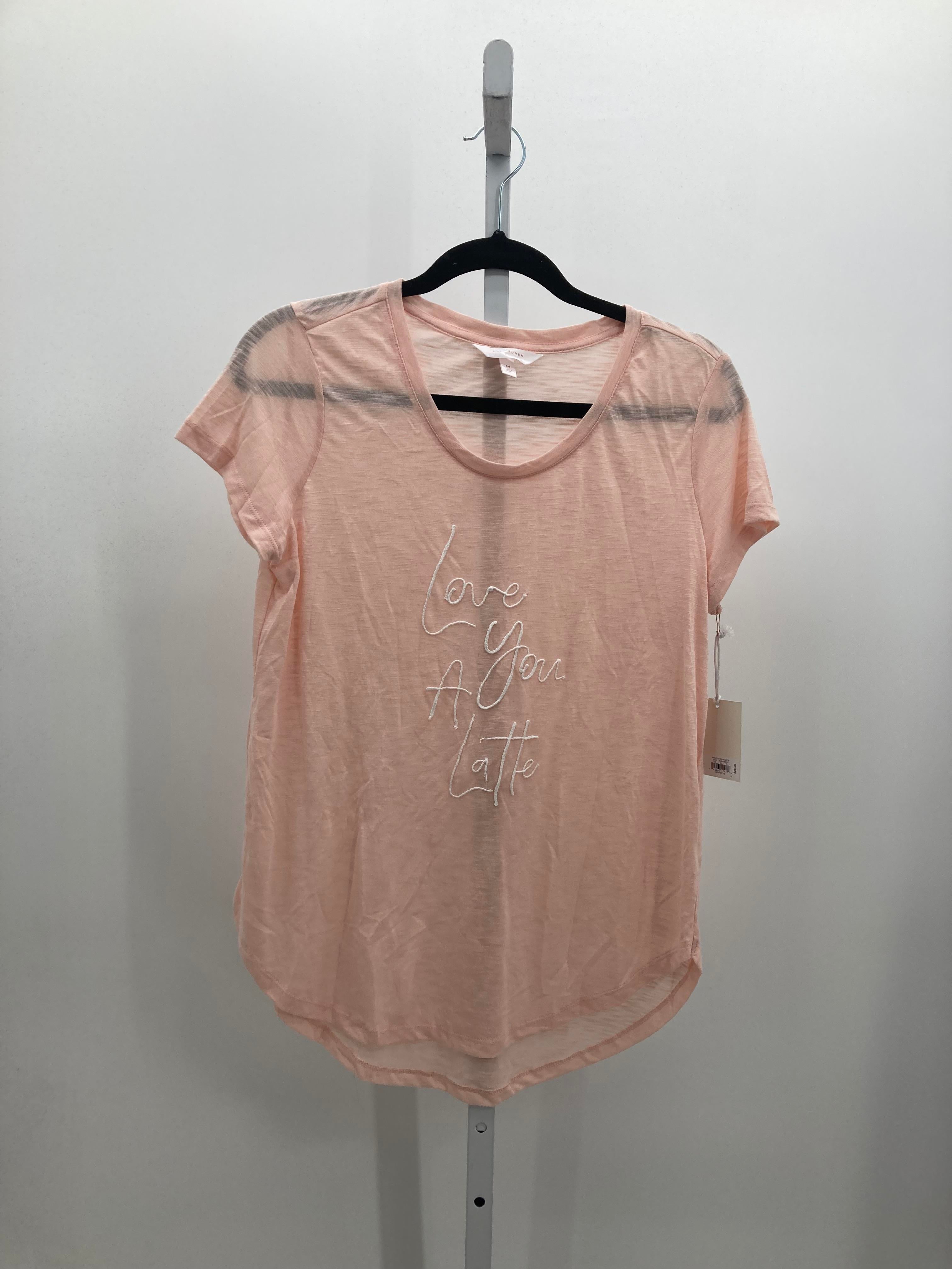 Lauren Conrad Size Medium Misses Short Sleeve Shirt