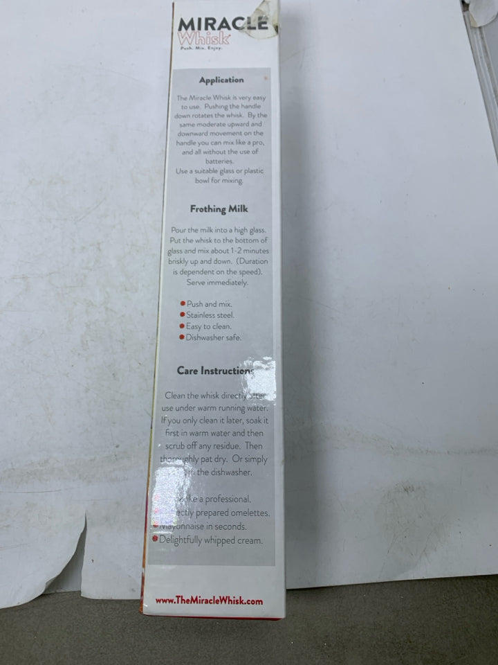 NIB MIRACLE WHISK.