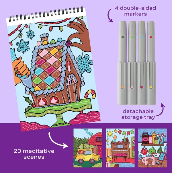 New FlowArt® - Scented Color-to-Reveal, Home for the Holidays