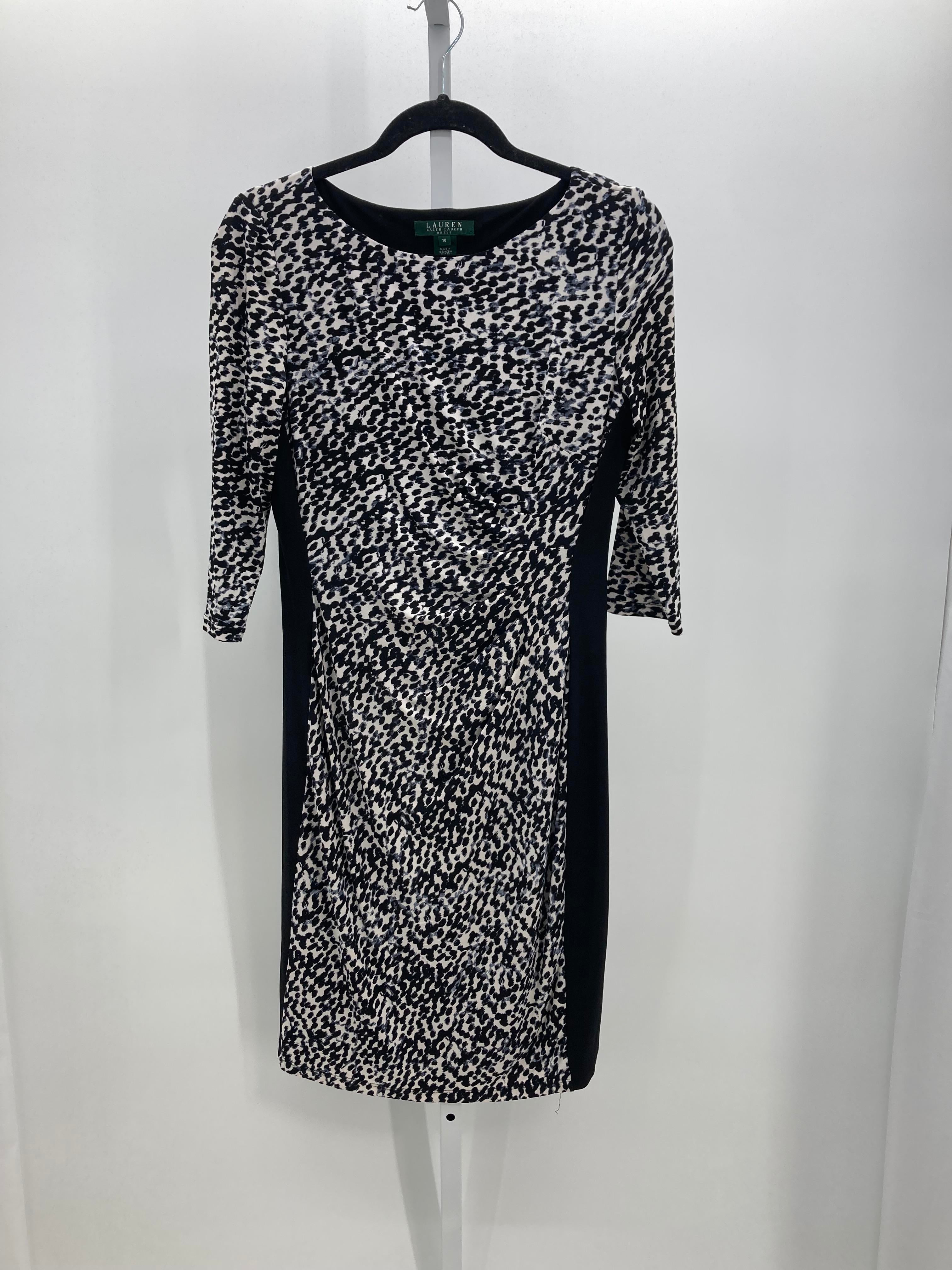 Ralph Lauren Size 10 Misses 3/4 Sleeve Dress