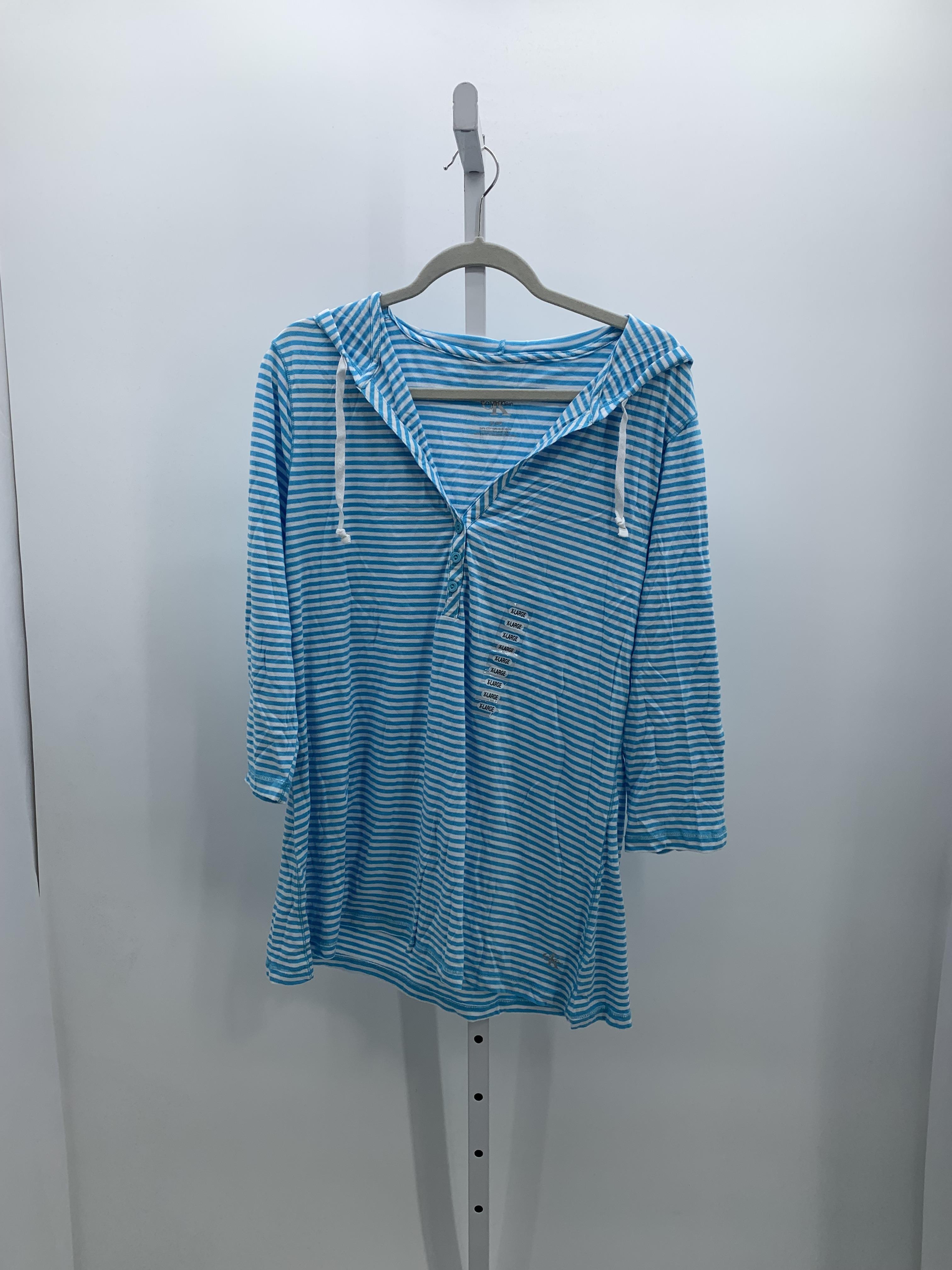 Calvin Klein Size Extra Large Misses Long Sleeve Shirt
