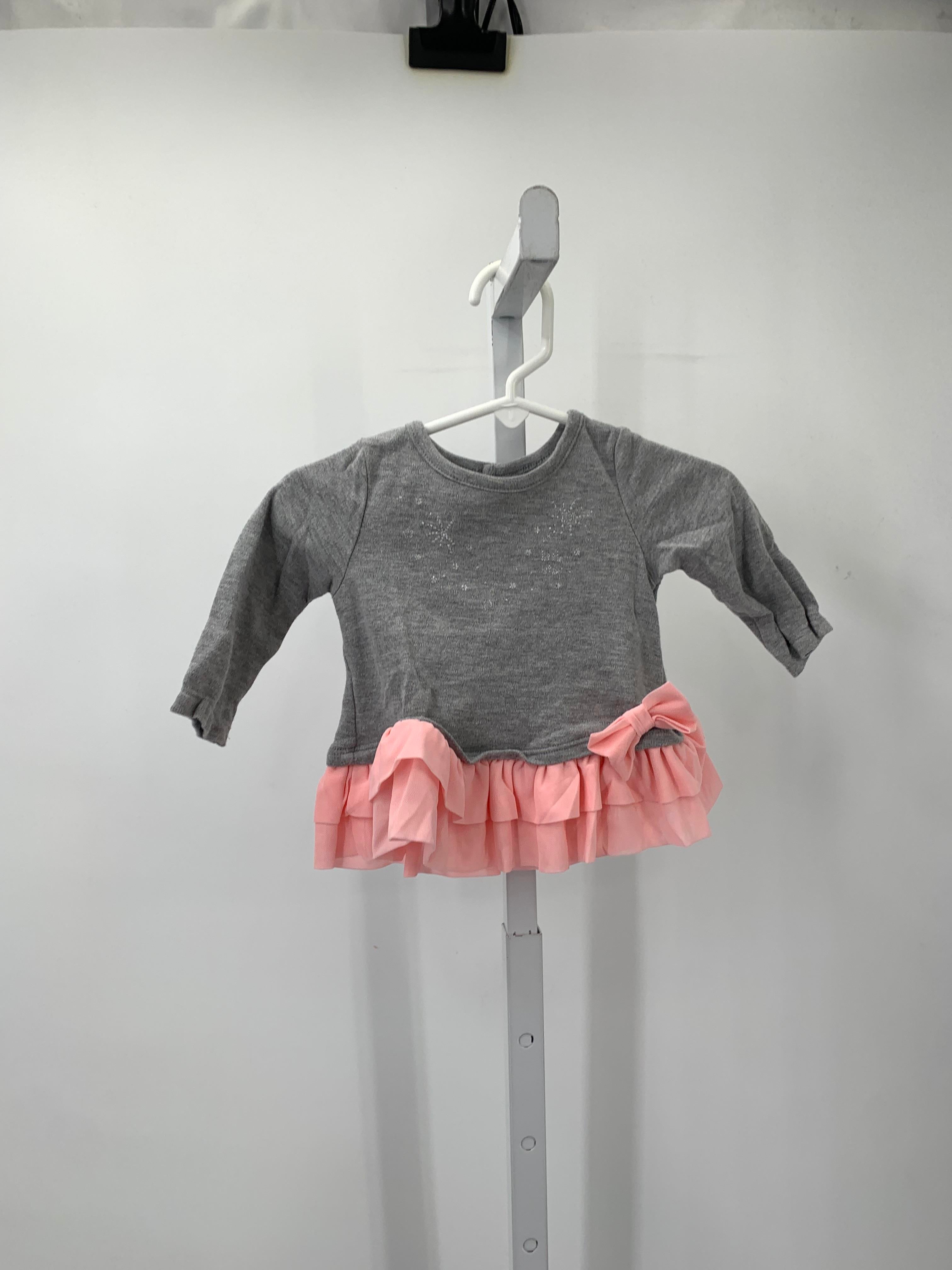 Absorba Size 0-3 months Girls Long Sleeve Shirt