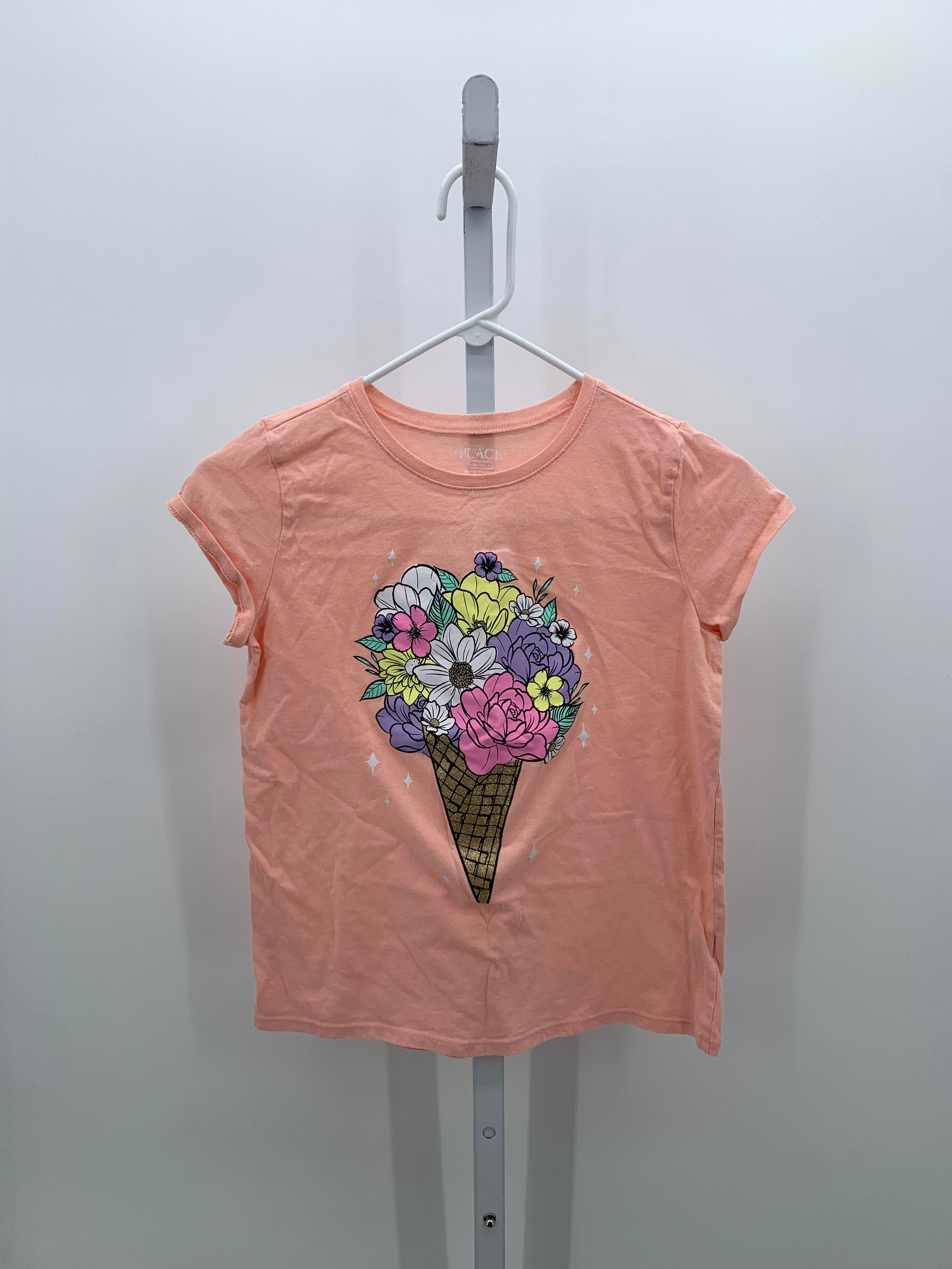 Children's Place Size 10-12 Girls Short Sleeve Shirt