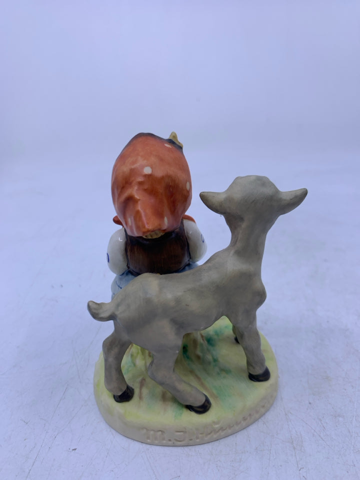 VTG GOOD FRIENDS #182 GIRL W/ LAMB.