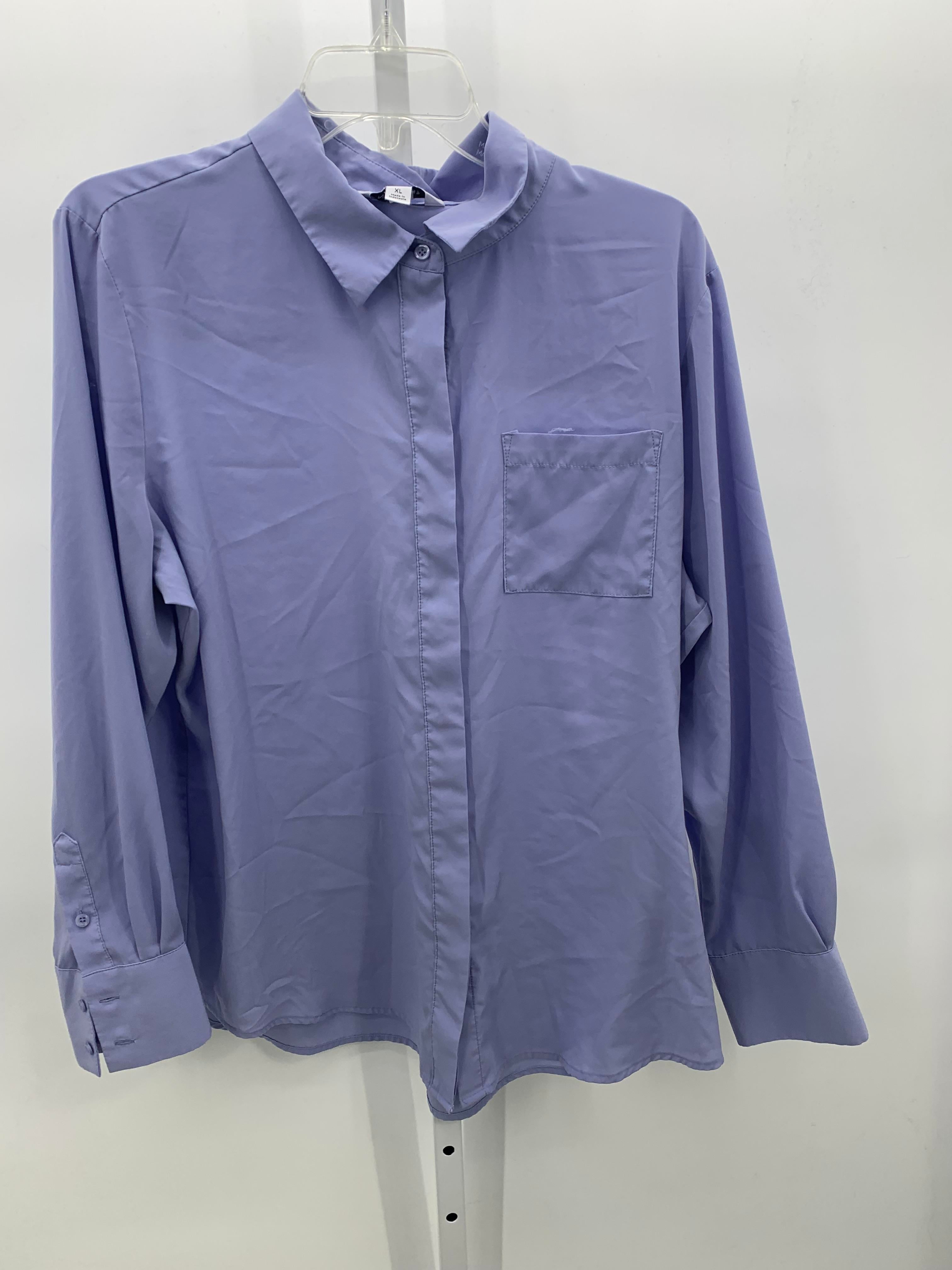 Nine West Size Extra Large Misses Long Sleeve Shirt