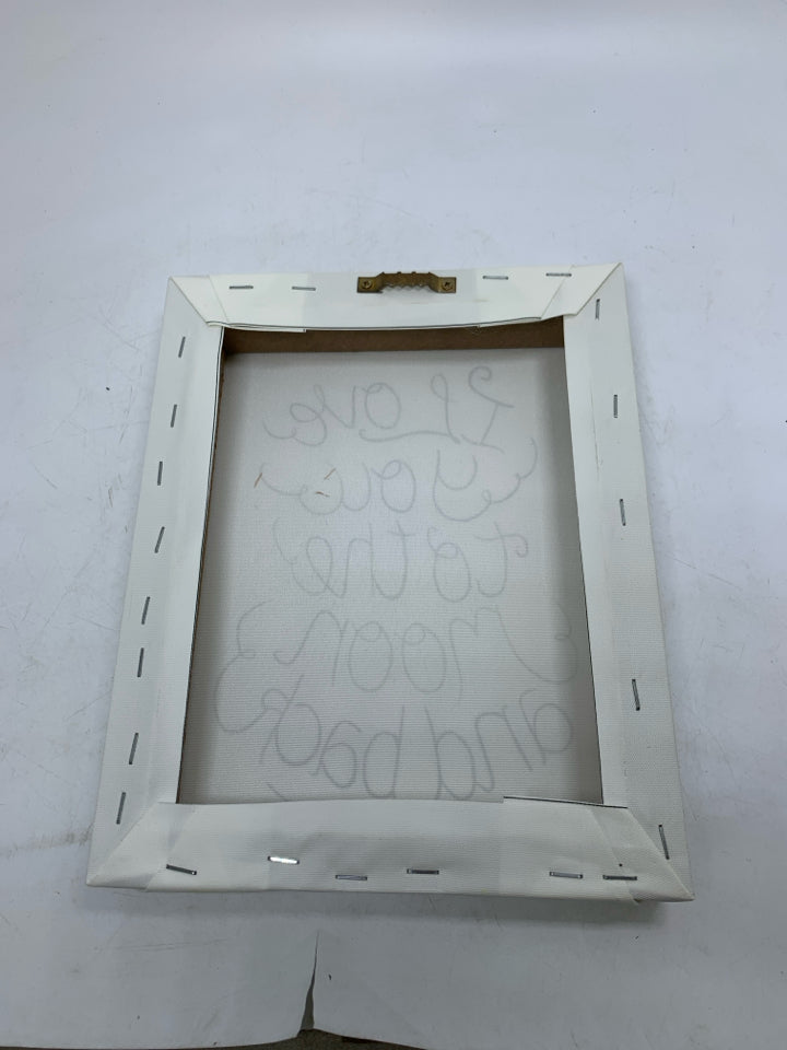 SMALL I LOVE YOU TO THE CANVAS.