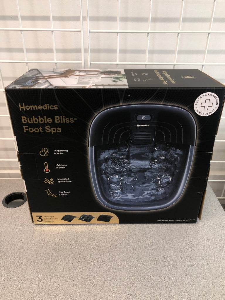 NIB BUBBLE BLISS FOOT SPA.